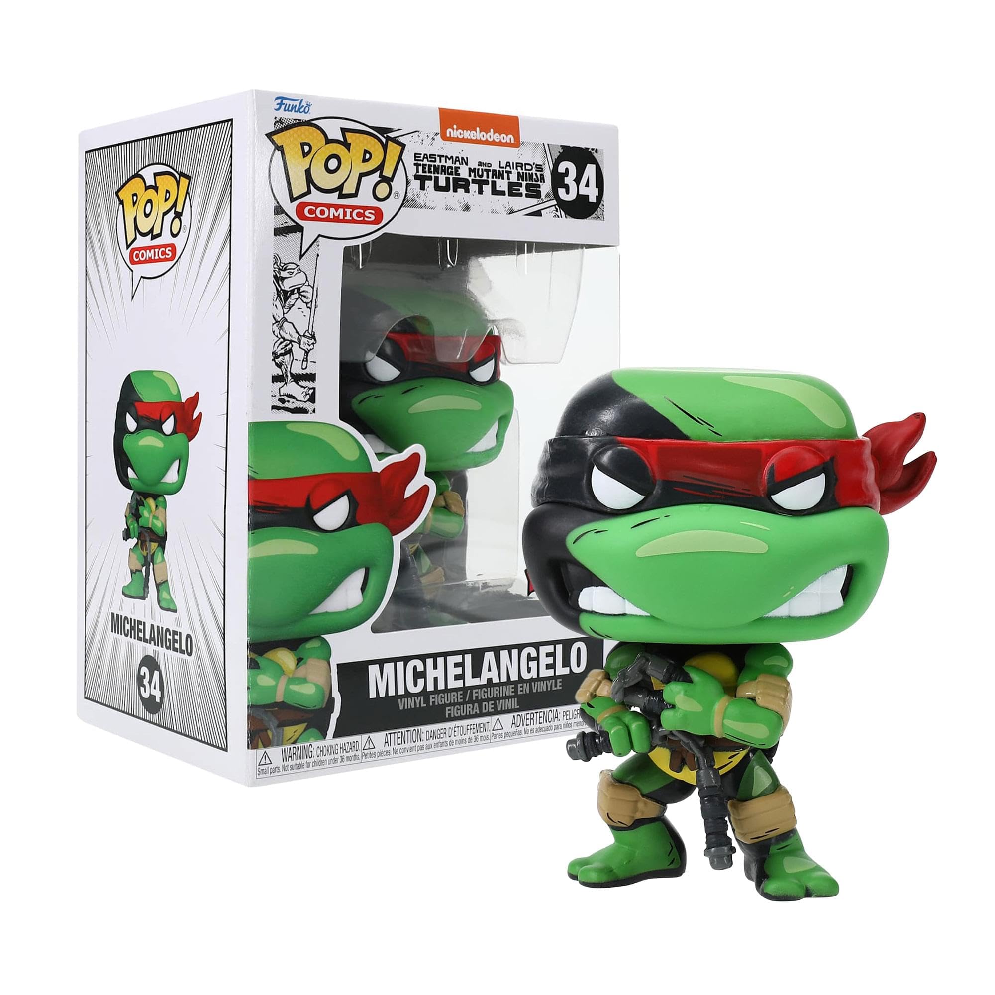 Funko Pop! Animation TMNT - Michelangelo Vinyl Figure (60653) 3
