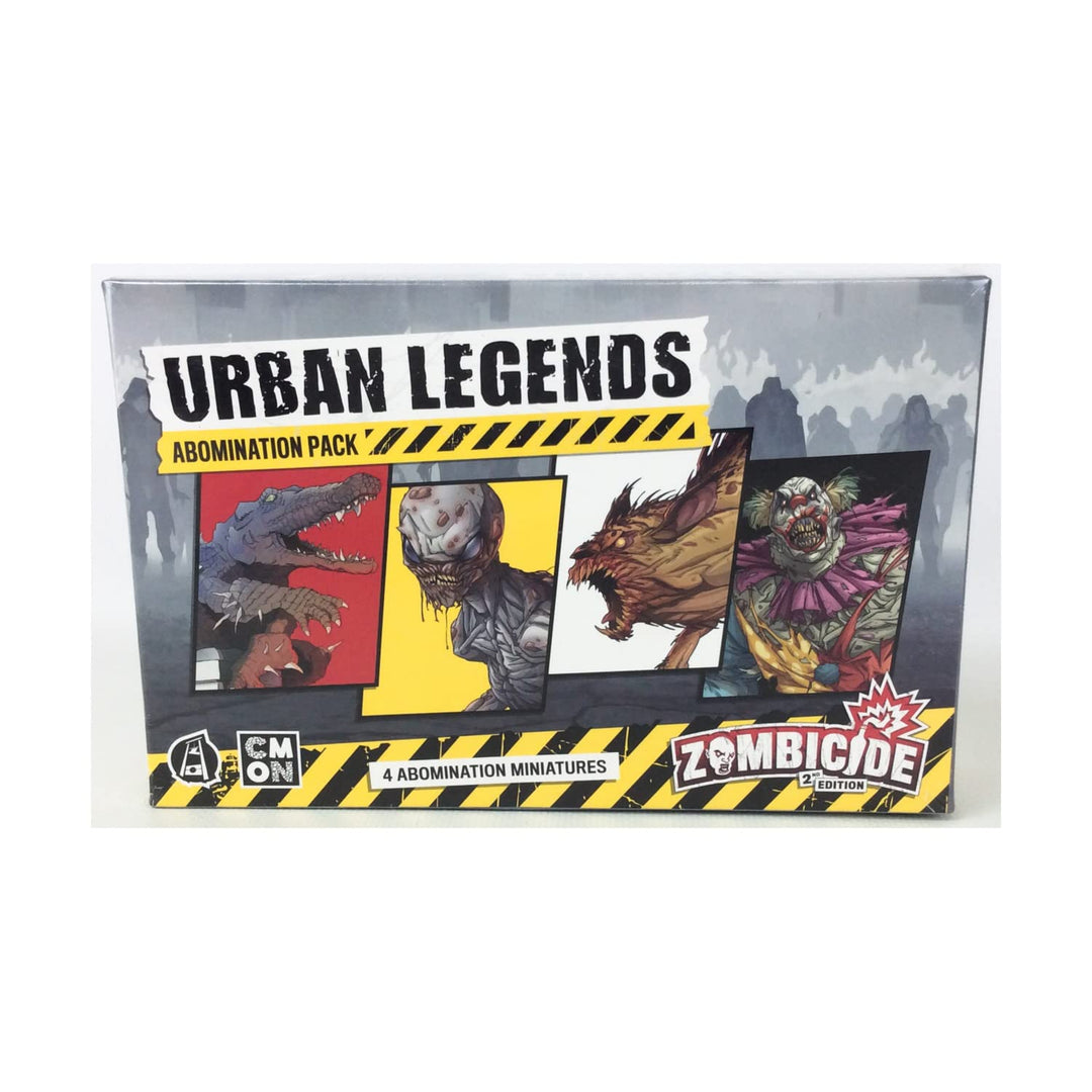 CMON Zombicide 2nd Edition Urban Legends Abomination Pack – 4 Detailed Miniatures