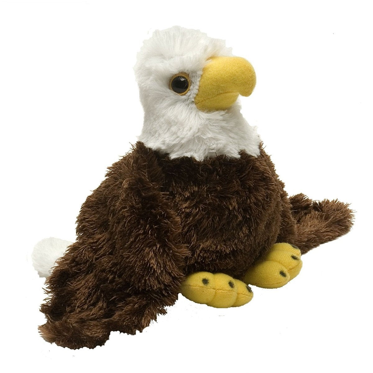 WILD REPUBLIC Hug'Ems Bald Eagle Plush Toy - 7 Inch Realistic Stuffed Animal Gift