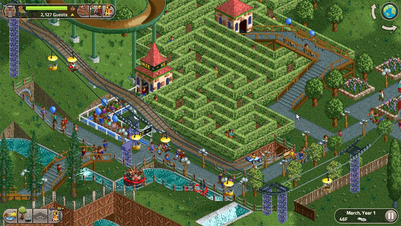 RollerCoaster Tycoon Classic - Nintendo Switch 5
