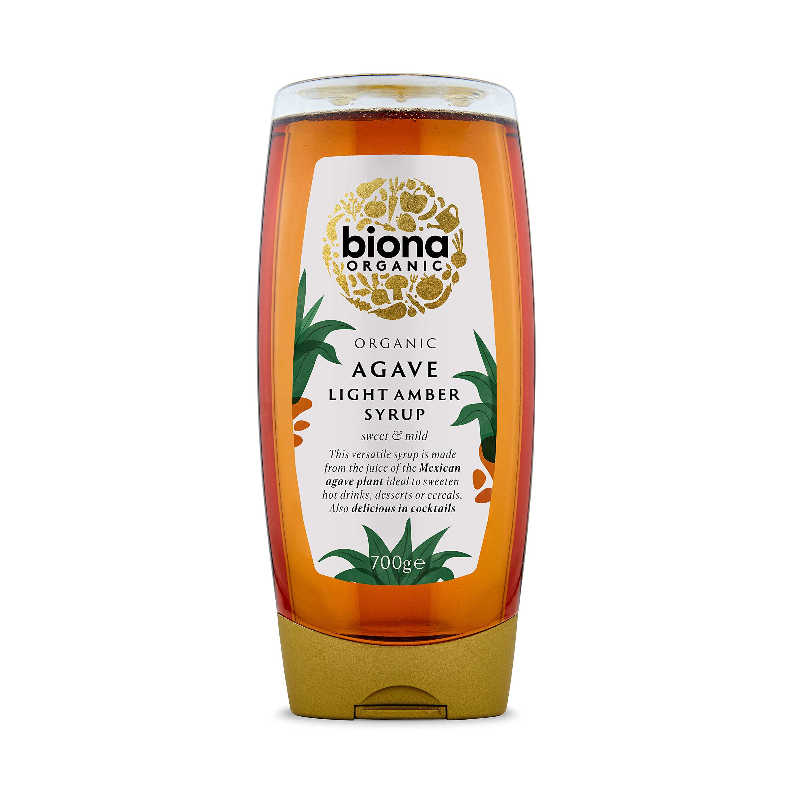 Biona Organic Light Agave Syrup - Sweet & Mild Low GI Sweetener | 500 ml 1