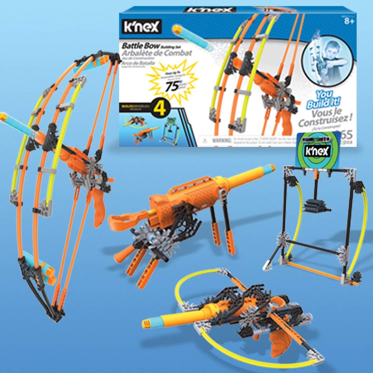 K'NEX K-Force Battle Bow Building Set - 165-Piece Educational Toy for Ages 8+ 1