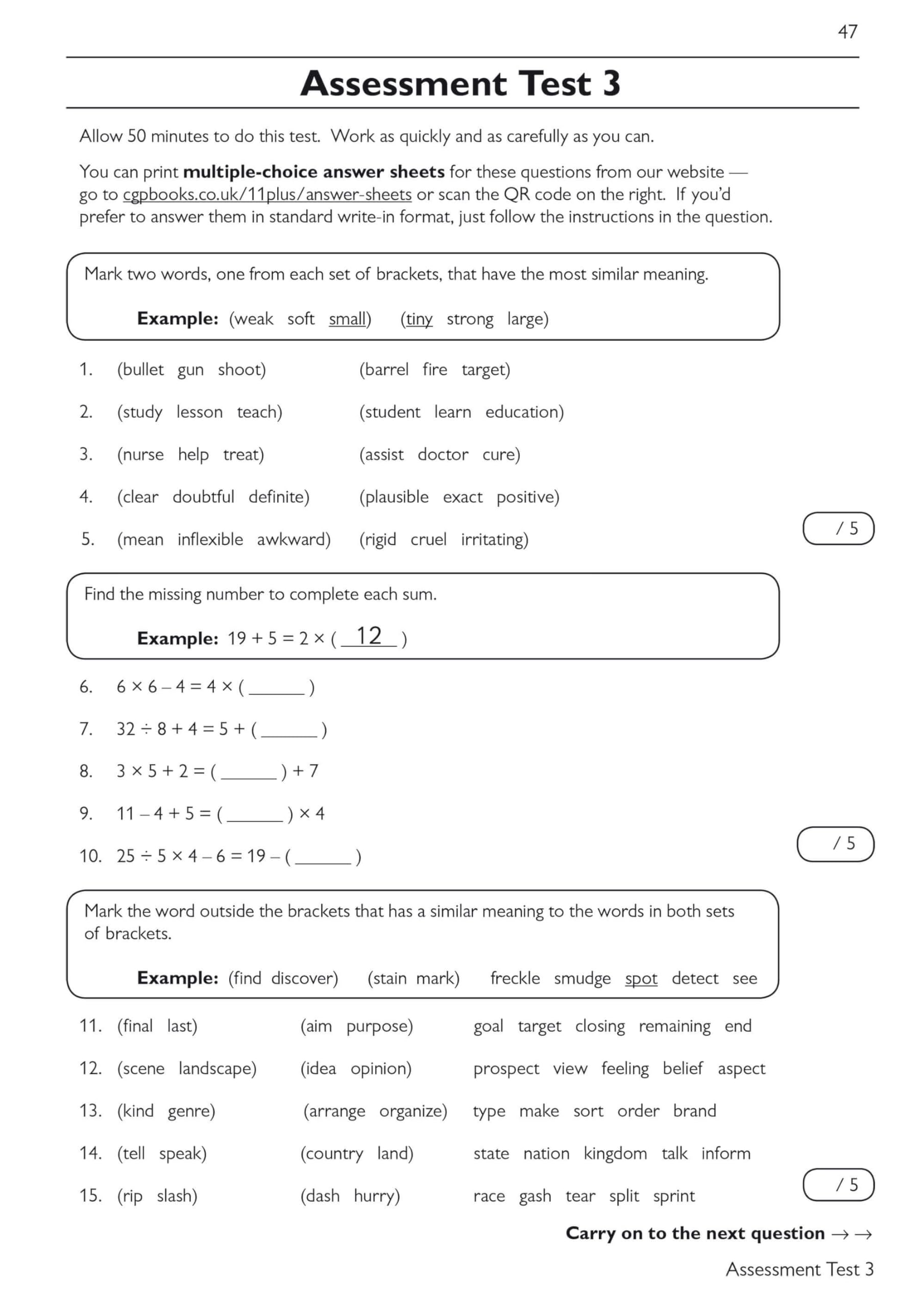 CGP 11+ GL Verbal Reasoning Practice Book & Assessment Tests - Ages 10-11 | New Edition 8