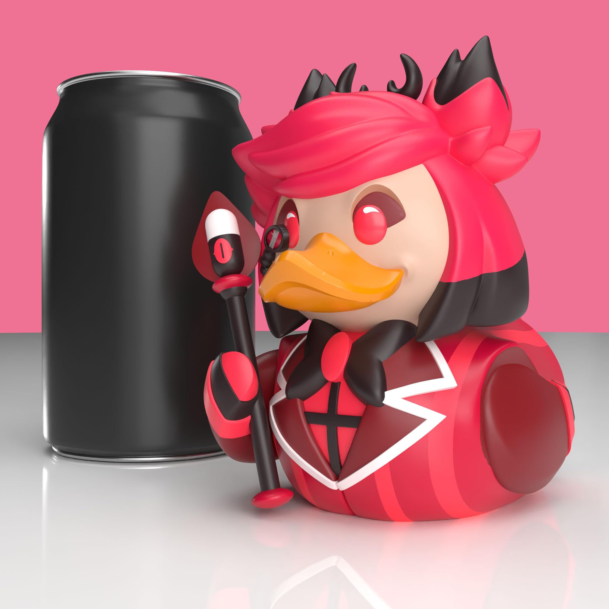 TUBBZ First Edition: Hazbin Hotel - Alastor Cosplaying Rubber Duck Vinyl Figure 11