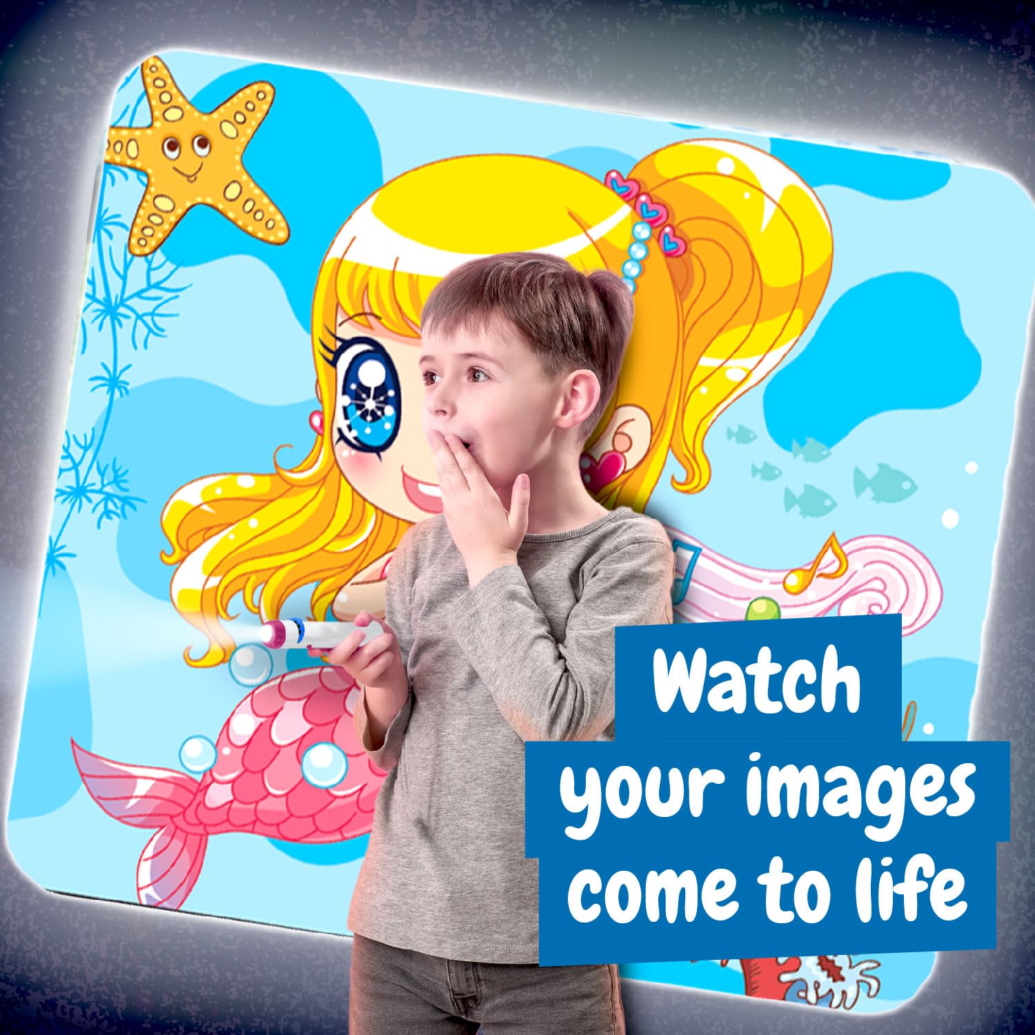 Science4you Mermaids Torch Projector for Kids 4+ - 24 Image Slide Discs & Educational Book 10