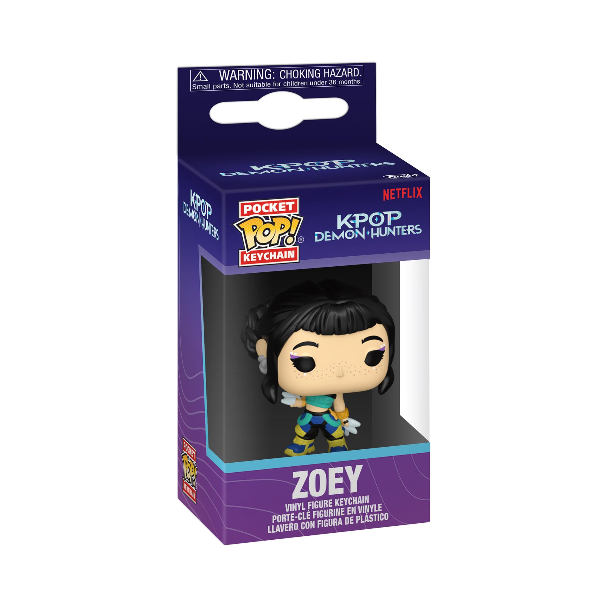 Funko POP! Keychain - KPOP Demon Hunters - Zoey | Vinyl Figure | Model 95688 3