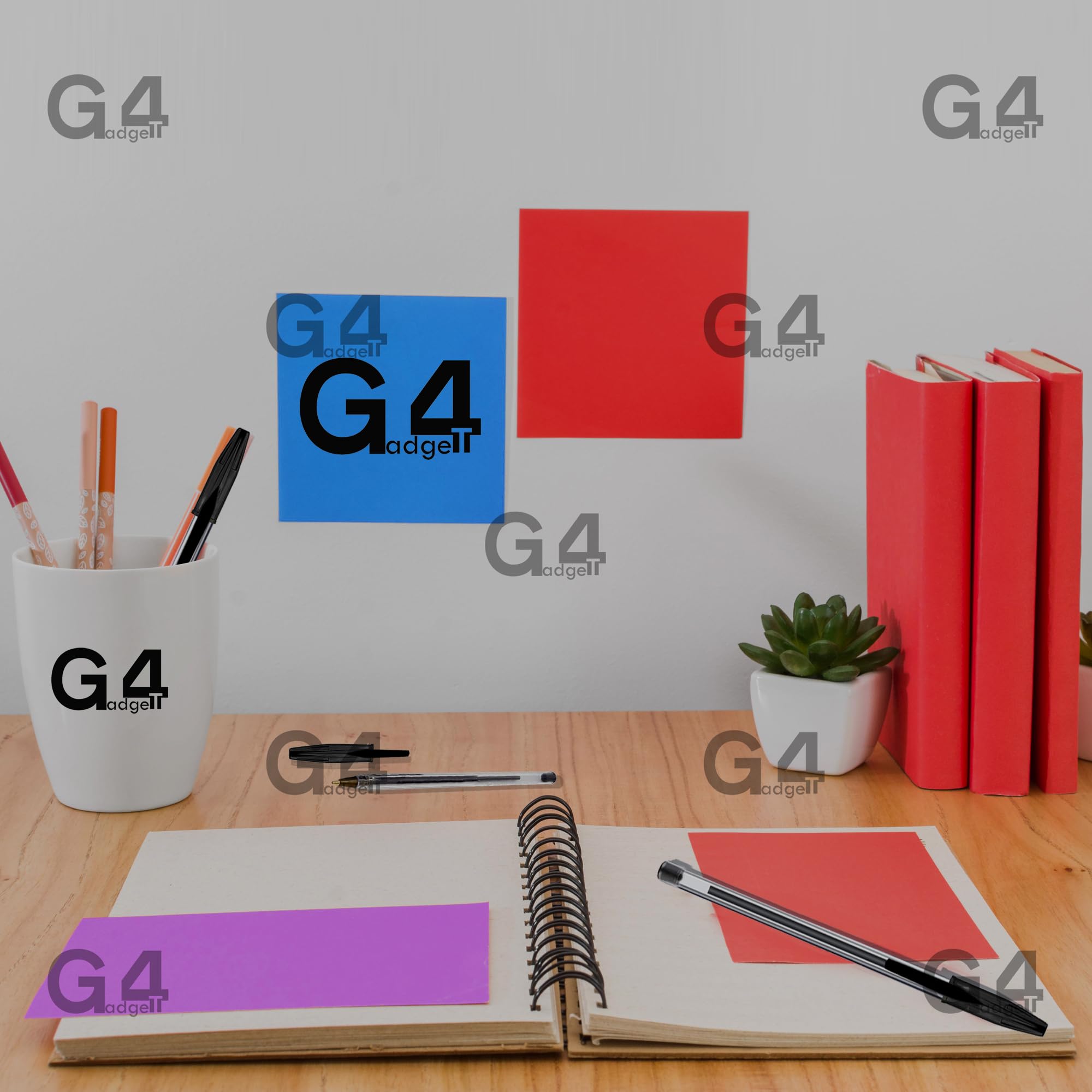 G4GADGET Black Ballpoint Pens - 25 Pack Medium Tip, Quick Drying Ink | 0.5mm Line 5