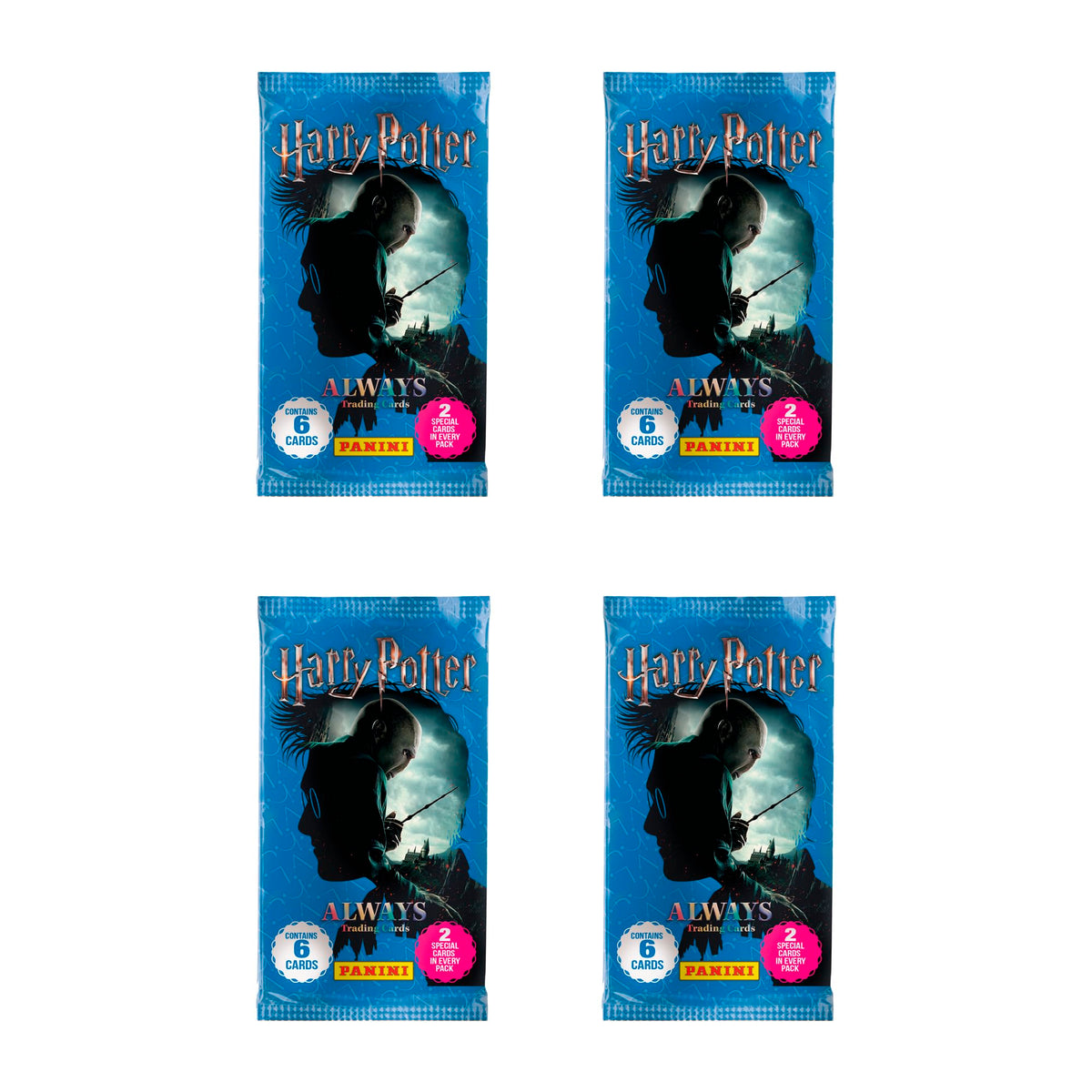 Panini Harry Potter Always Trading Card Collection Multipack - 4 Packets + 1 LE Card