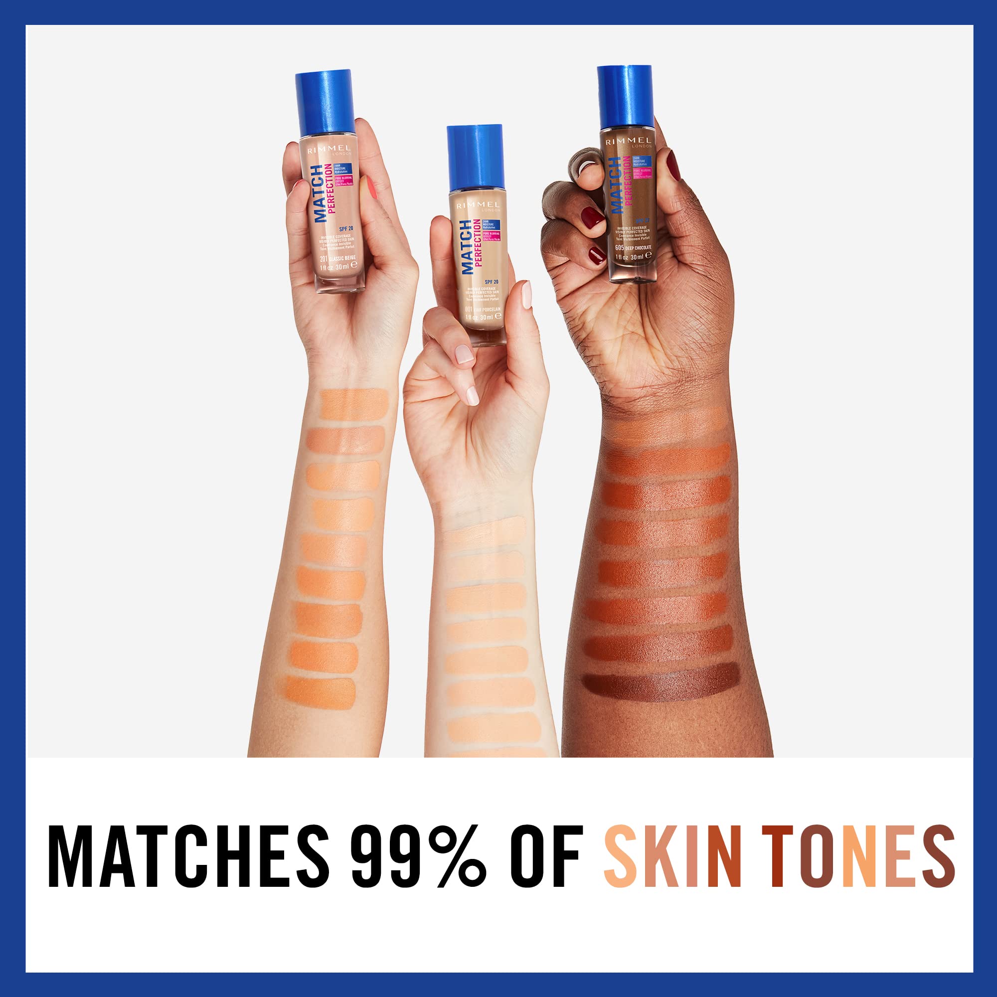 Rimmel - Match Perfection Liquid Foundation (117g) - Shade 502 Caramel 5