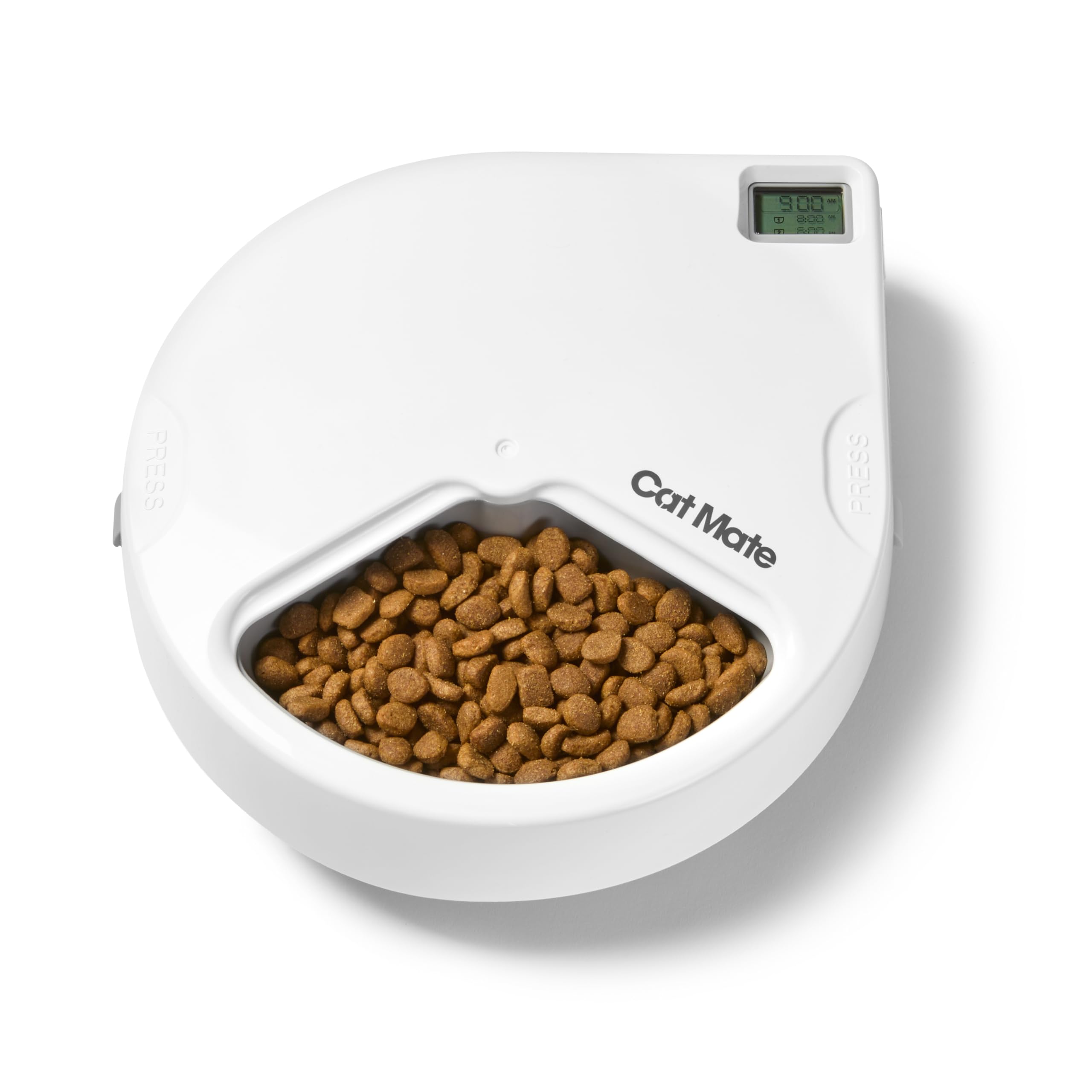 Cat Mate C300 Automatic Pet Feeder - 3 Meal Carousel for Wet/Dry Food | Digital Timer 2