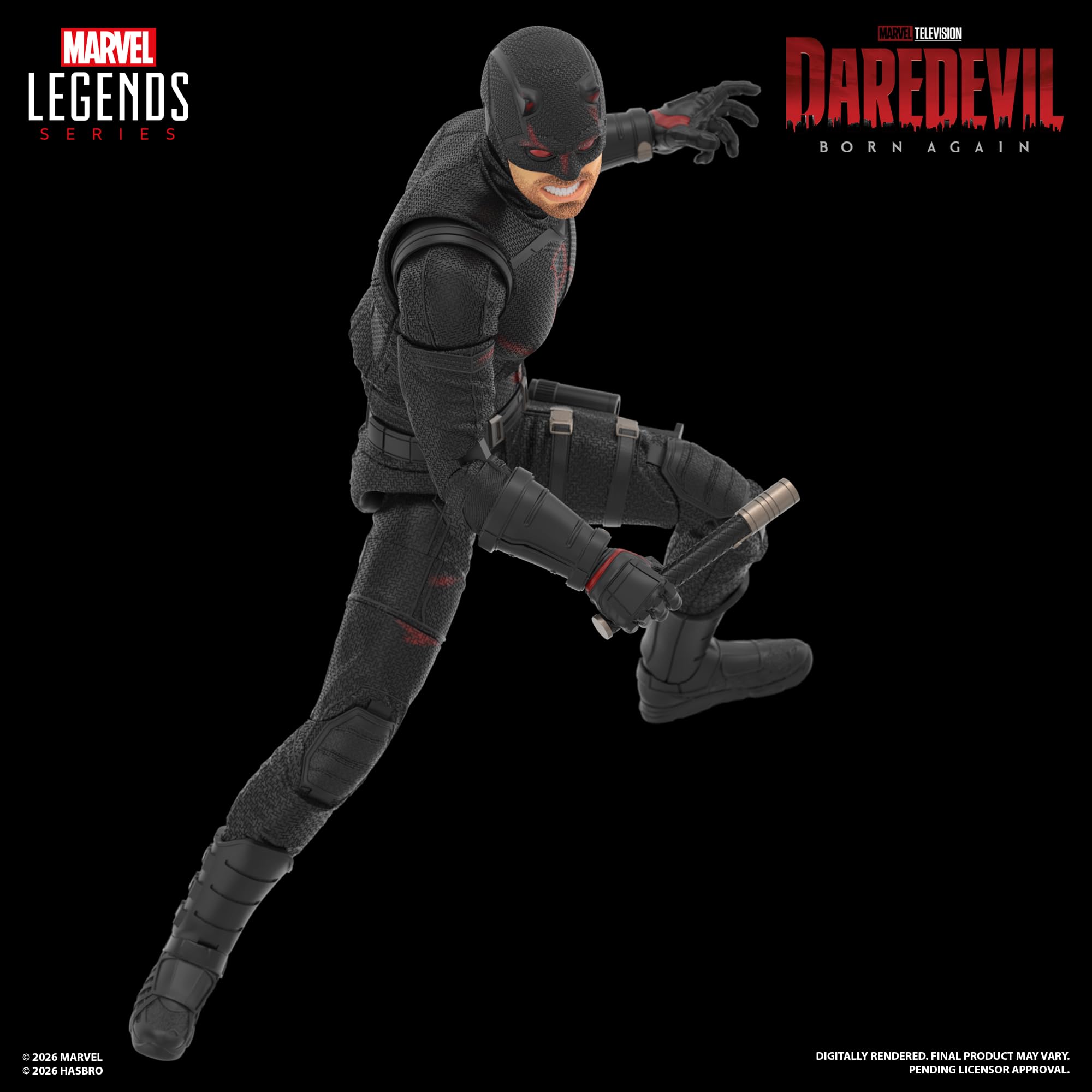 Marvel Legends Series Daredevil & Jessica Jones Action Figures Set | 6-Inch Scale 7