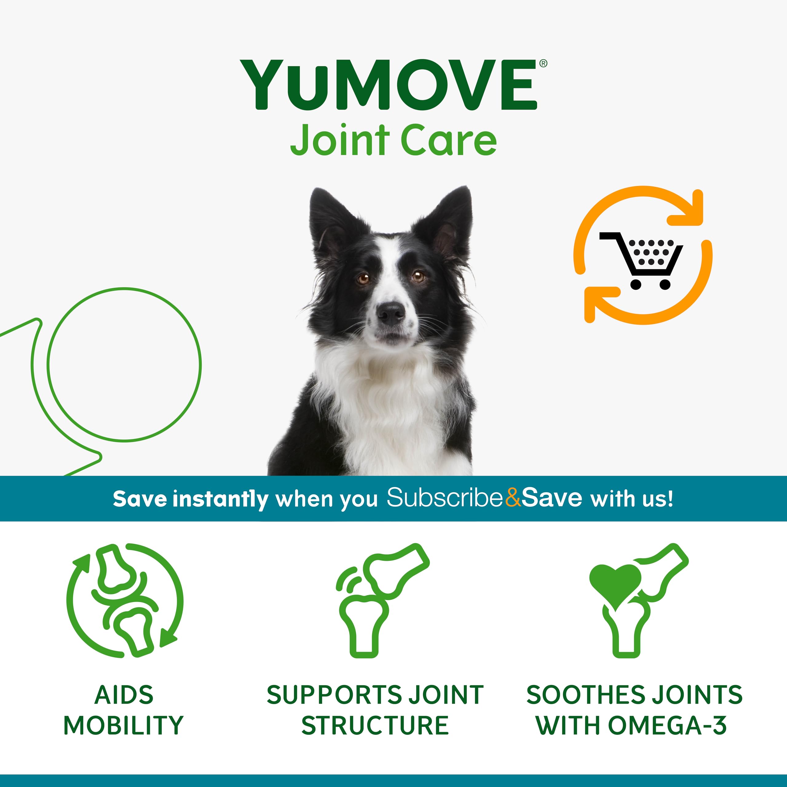 YuMOVE Joint Supplement for Dogs - One-A-Day for Stiff Medium Dogs | 30 Chews 4
