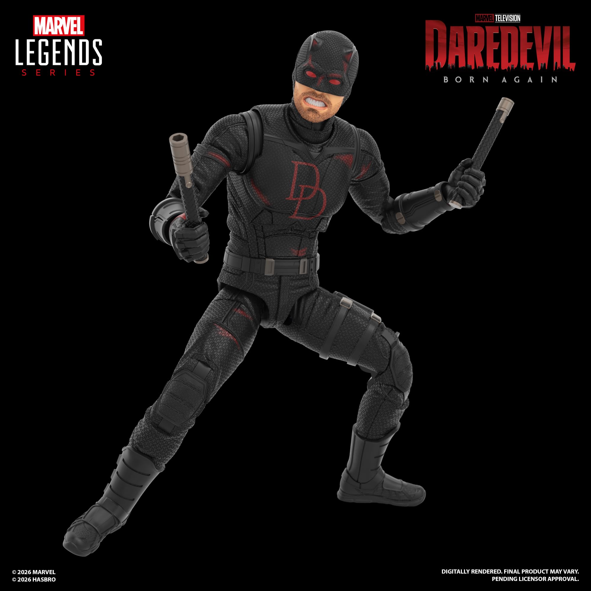 Marvel Legends Series Daredevil & Jessica Jones Action Figures Set | 6-Inch Scale 5