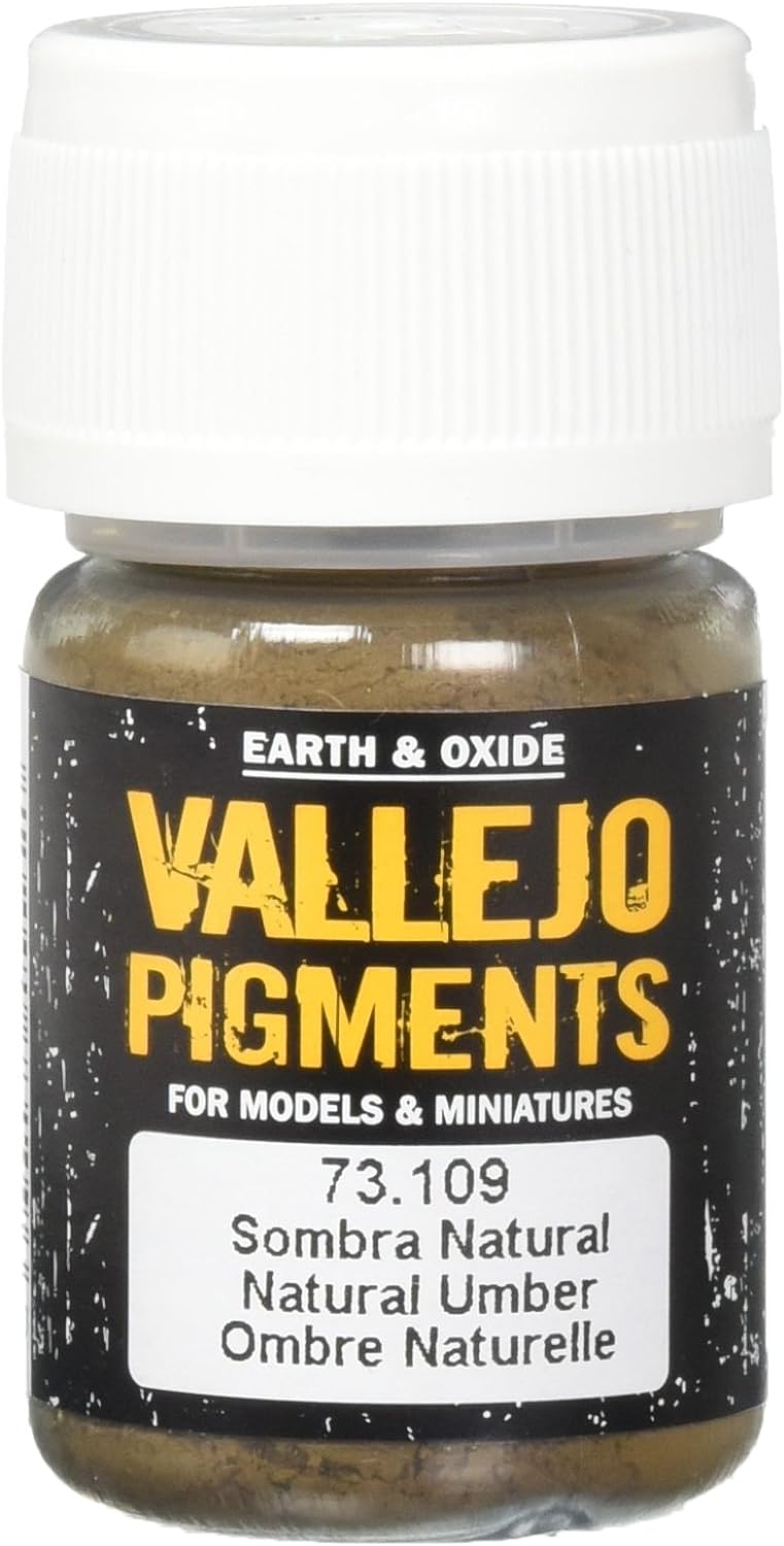 Vallejo Natural Umber Pigment for Model Building (30 ml)