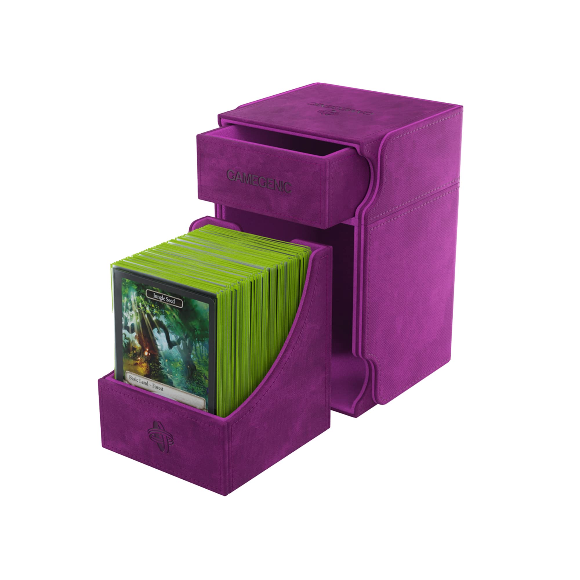 Gamegenic UNIT Watchtower 100+ XL Card Box - Purple | Faux Leather | XL Size 2