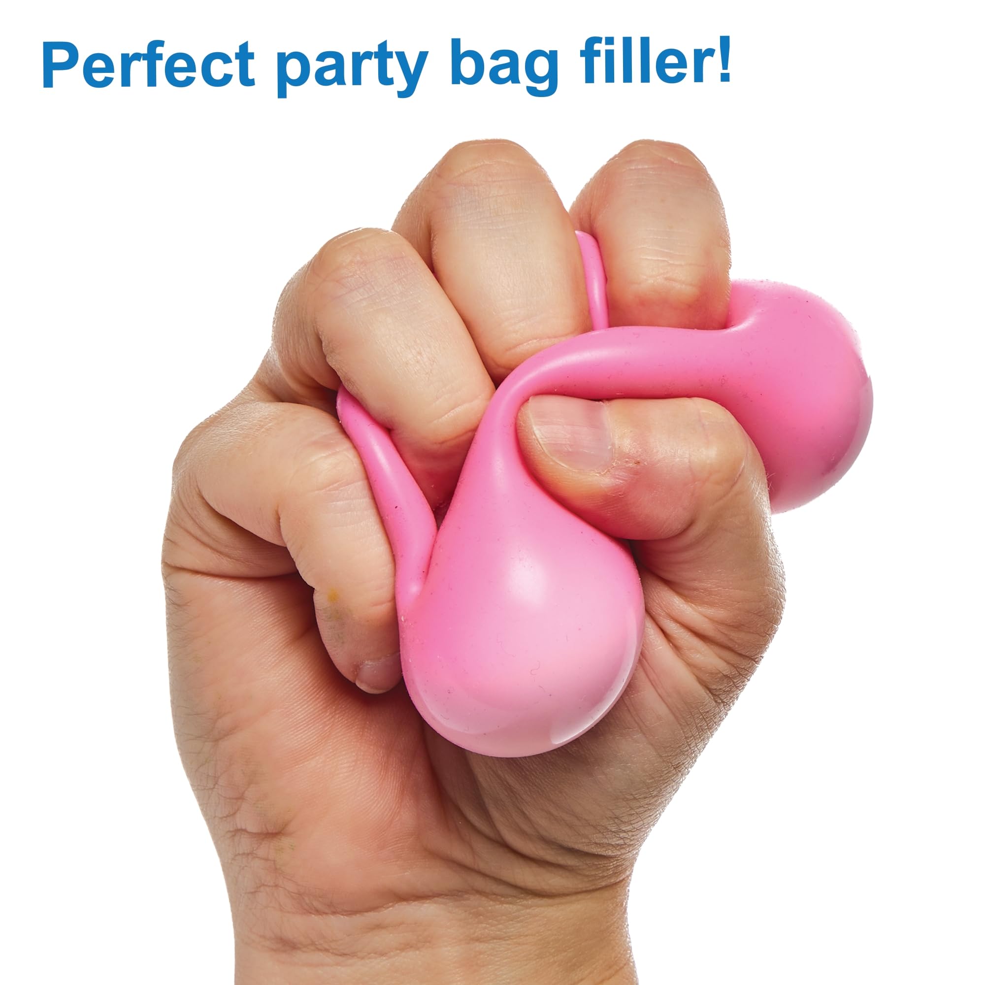Baker Ross Squishy Sensory Balls FN483 - Pack of 4 Fidget Toys for Kids, 6cm Diameter 5