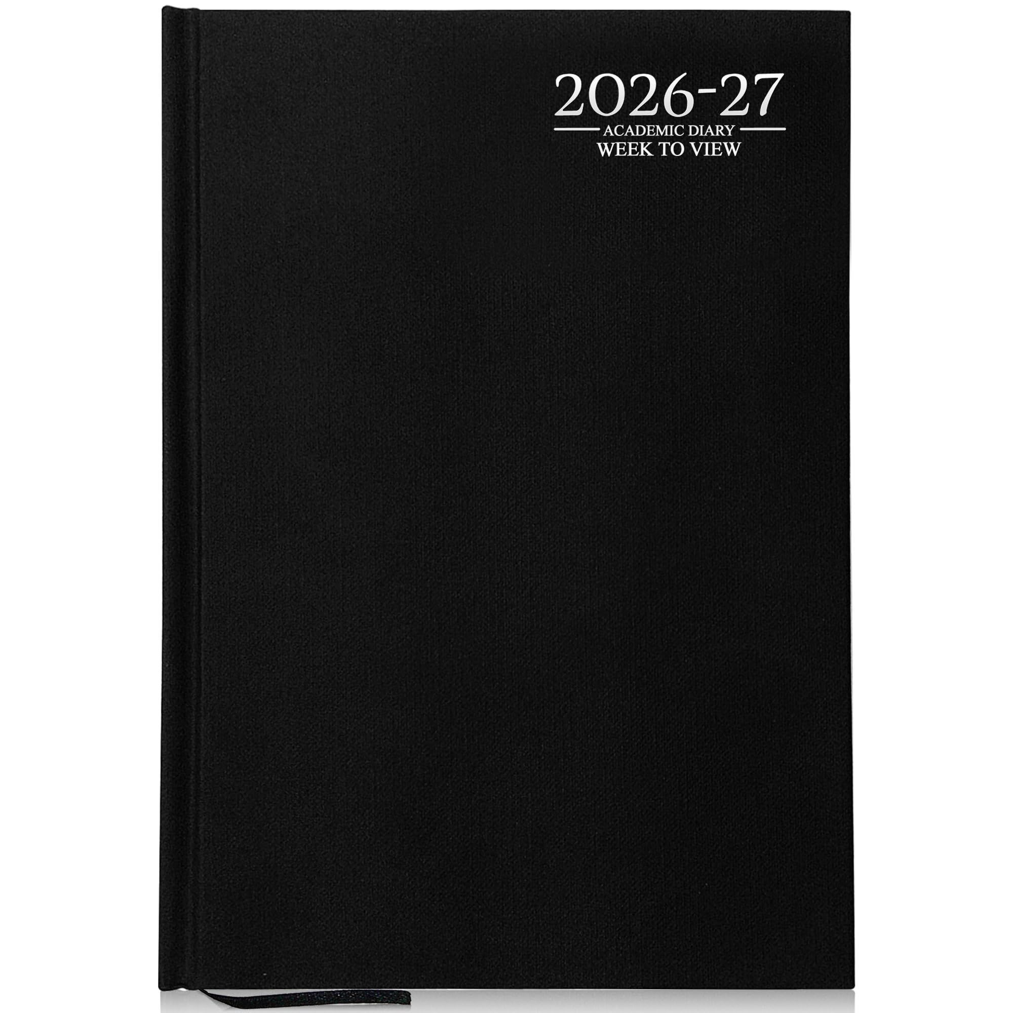 G4GADGET 2026-2027 Academic Diary - A5 Week To View, Black Hardback 1