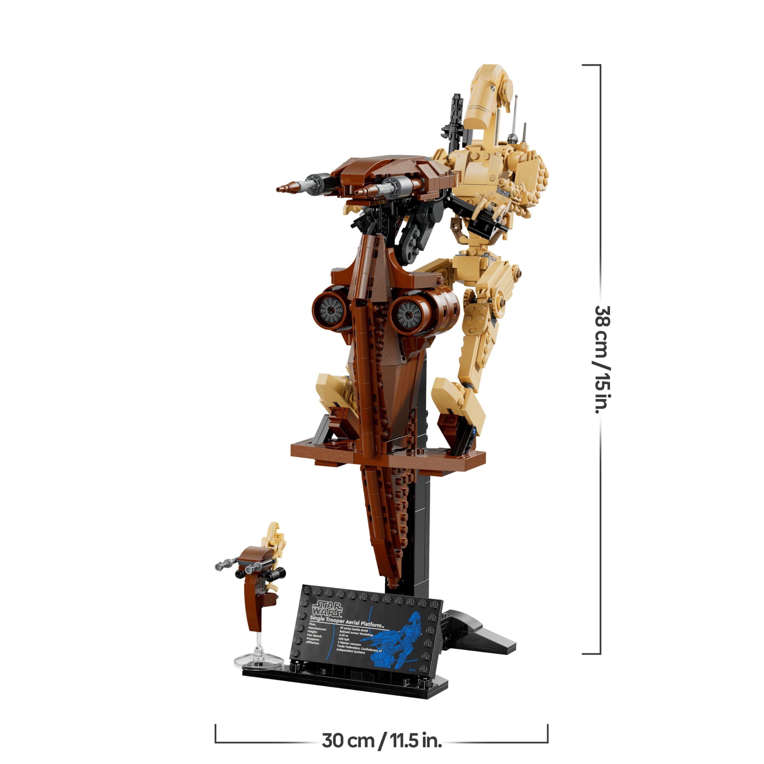 LEGO Star Wars 75428 Battle Droid with STAP Speeder Building Set | Ages 12+ 7