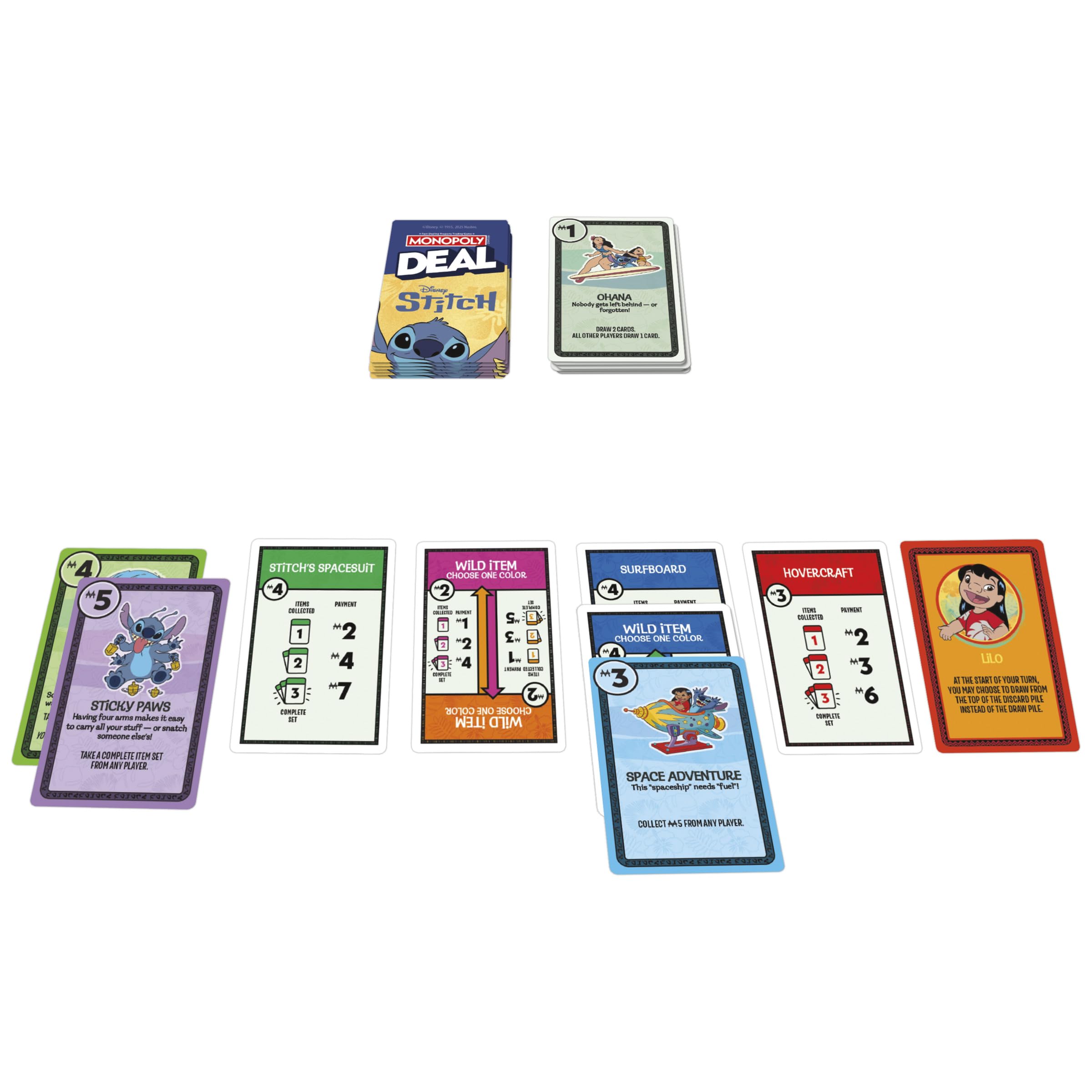 Monopoly Deal Disney Stitch Edition Card Game 4