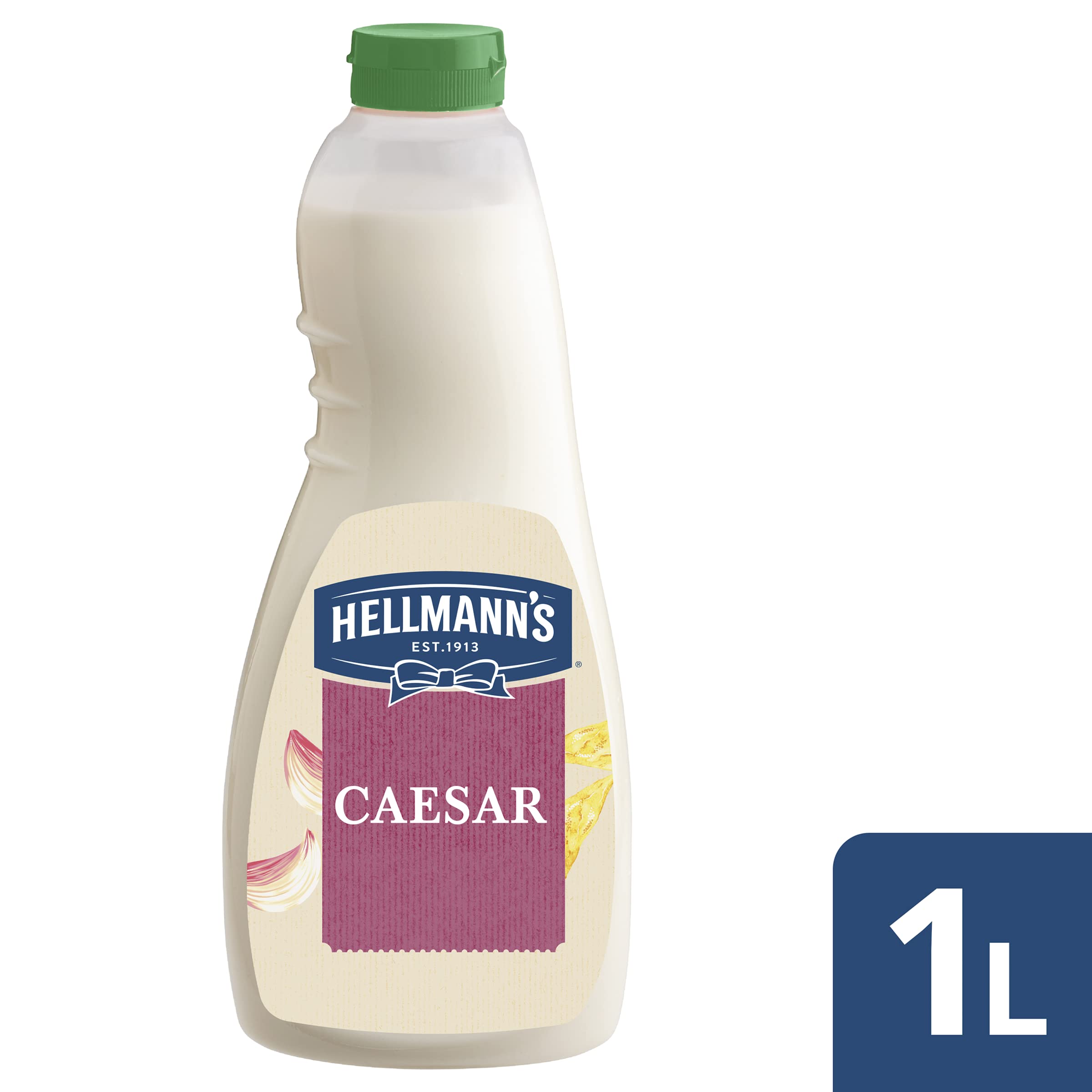 Hellmann's Caesar Salad Dressing - Gluten Free | Made with Free Range Eggs | 1 Litre