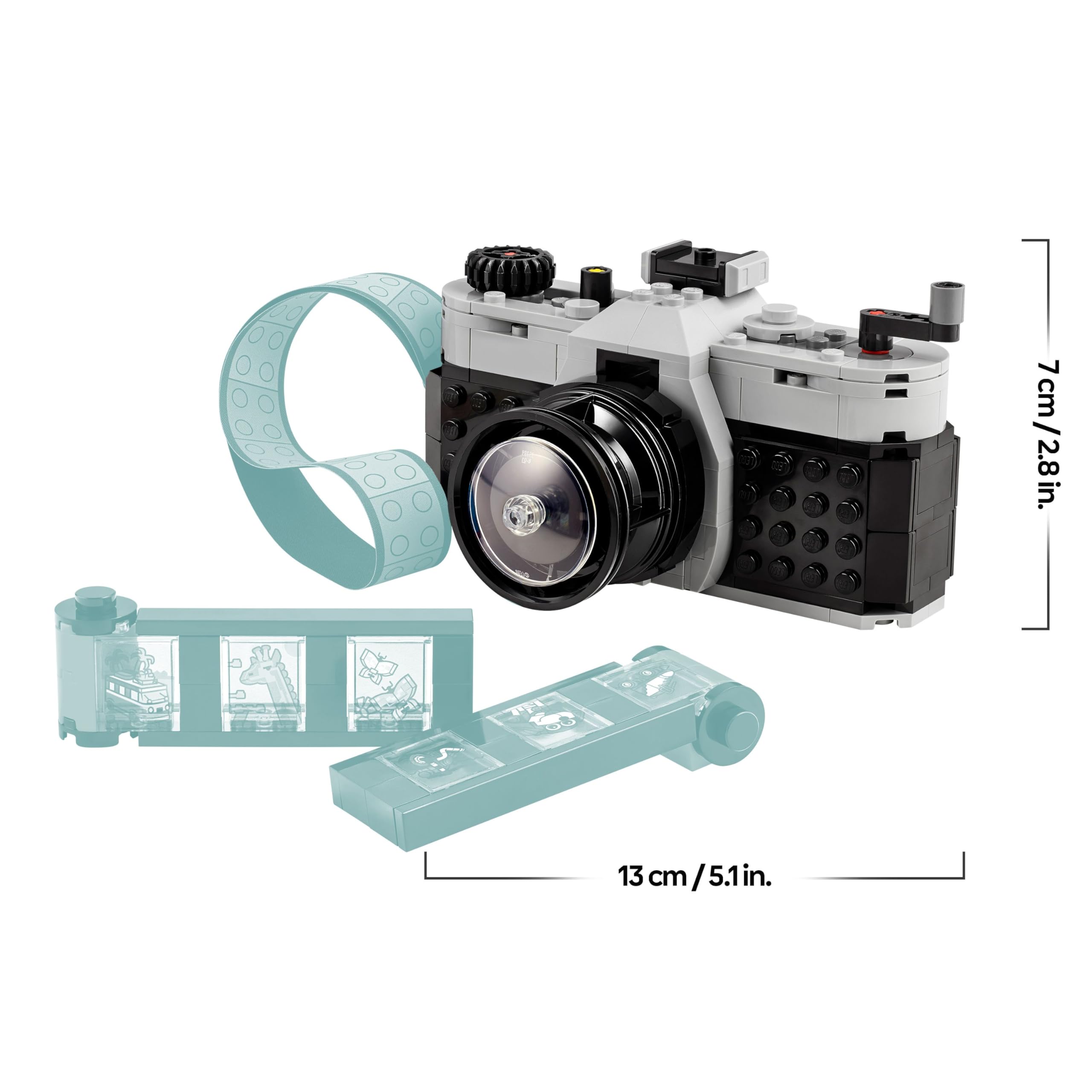 LEGO Creator 3in1 Retro Camera Building Set - Ages 8+ | 3 Models in 1 | Creative Play 6