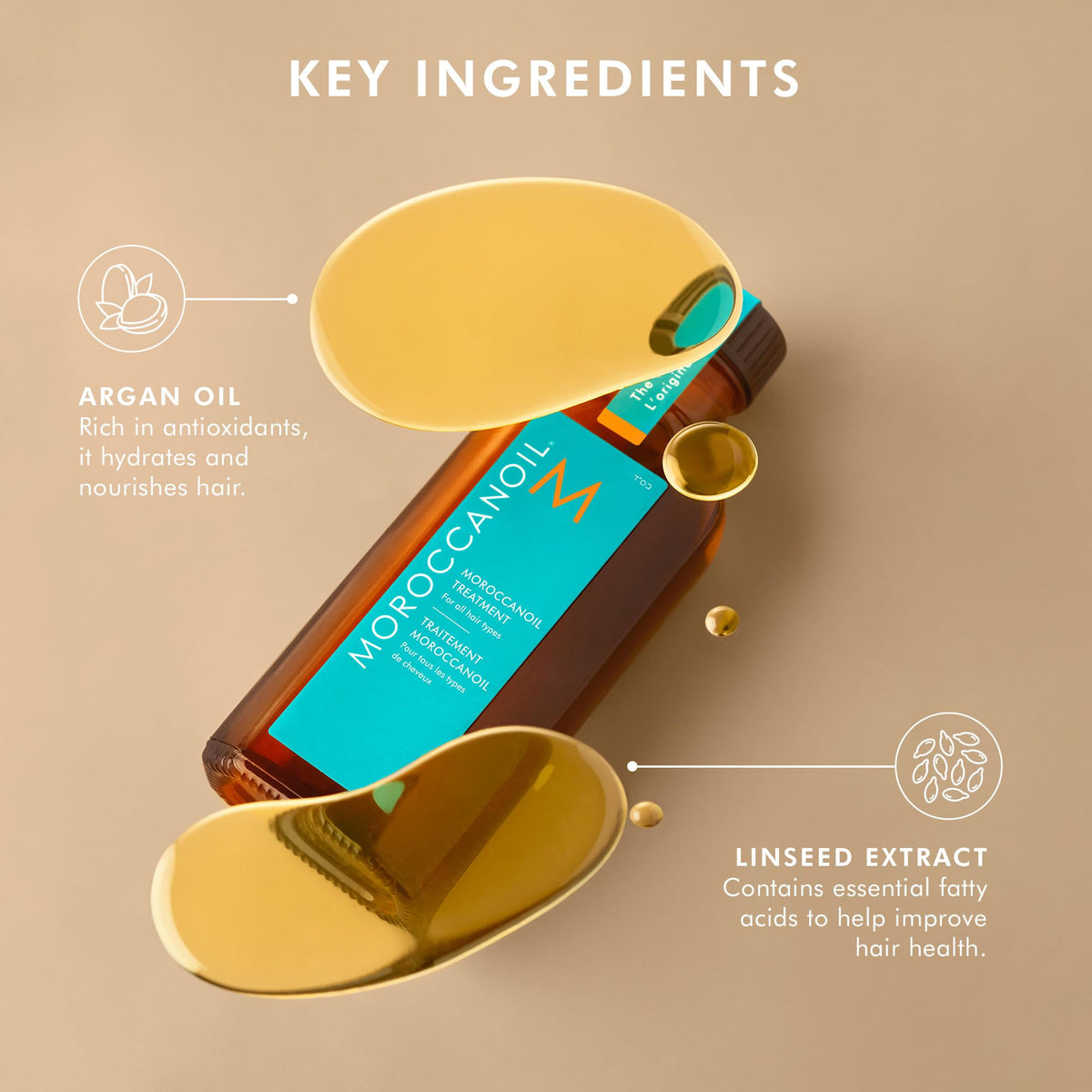 Moroccanoil Treatment Hair Oil - Boosts Shine, Conditions, Smooths Frizz | 100 ml 3