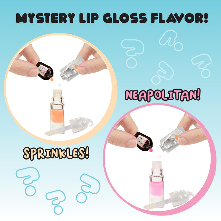 Yummiland Lip Gloss Doll - DIY Lip Gloss Kit with Scented Character & Customisable Fashion - Ages 3+