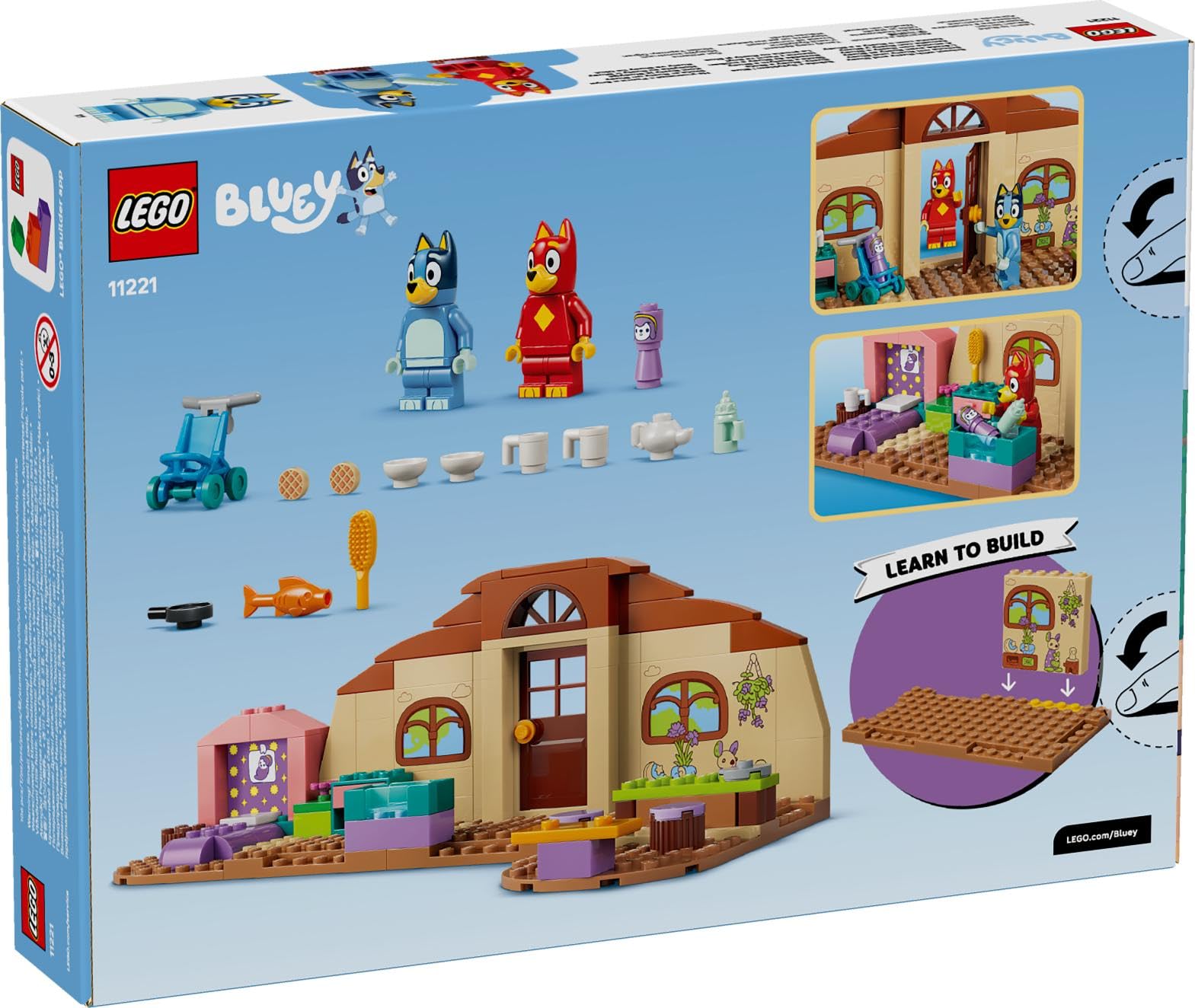LEGO Bluey School Building Set with Rusty and Bluey Minifigures | Ages 4+ 8