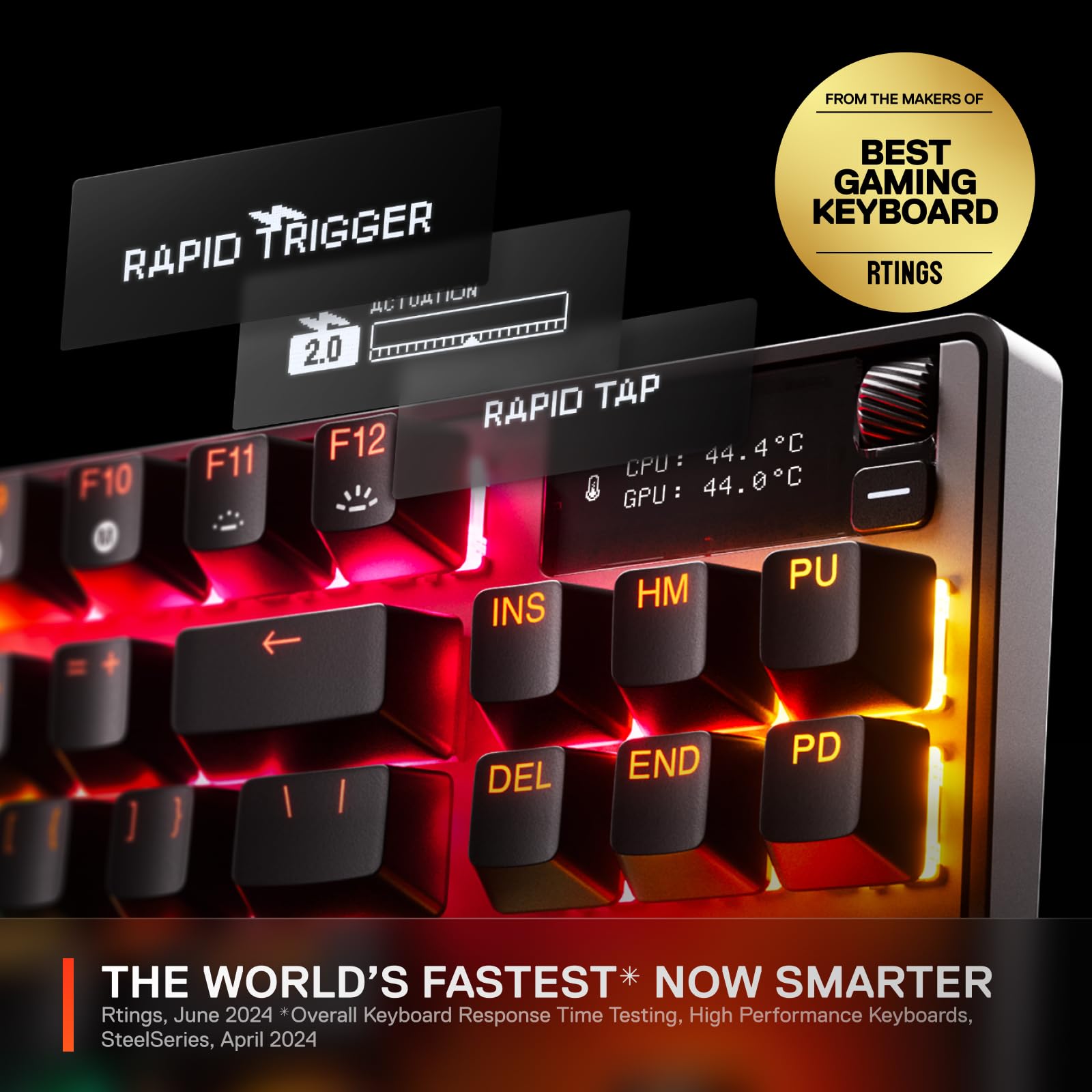 SteelSeries Apex Pro TKL Wireless Gen 3 (2025) - HyperMagnetic Gaming Keyboard 7