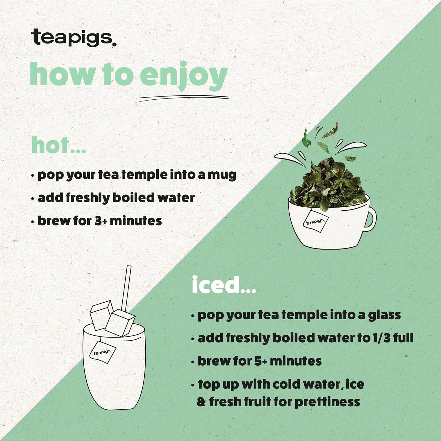 teapigs Jasmine Pearls Tea Bags - Whole Leaf Green Tea with Jasmine, 15-Pack 10
