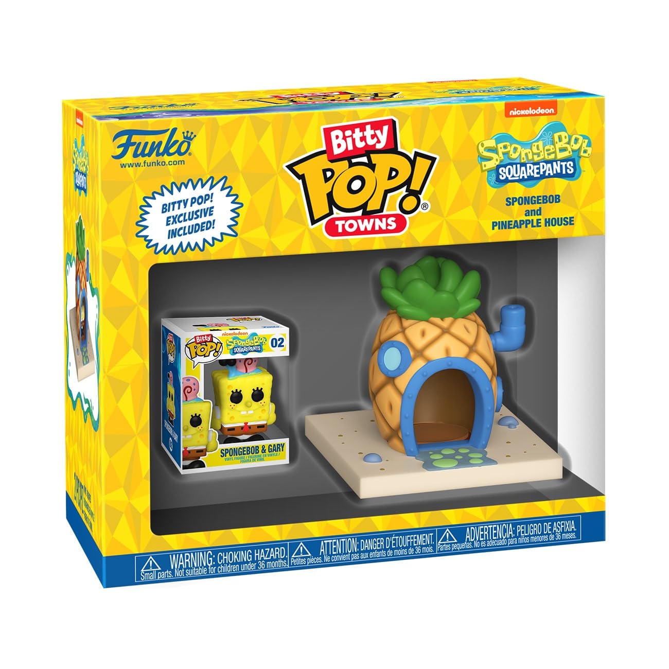 Funko Bitty POP! Town: SpongeBob SquarePants - SpongeBob and Pineapple House | Vinyl | 3.5 Inches