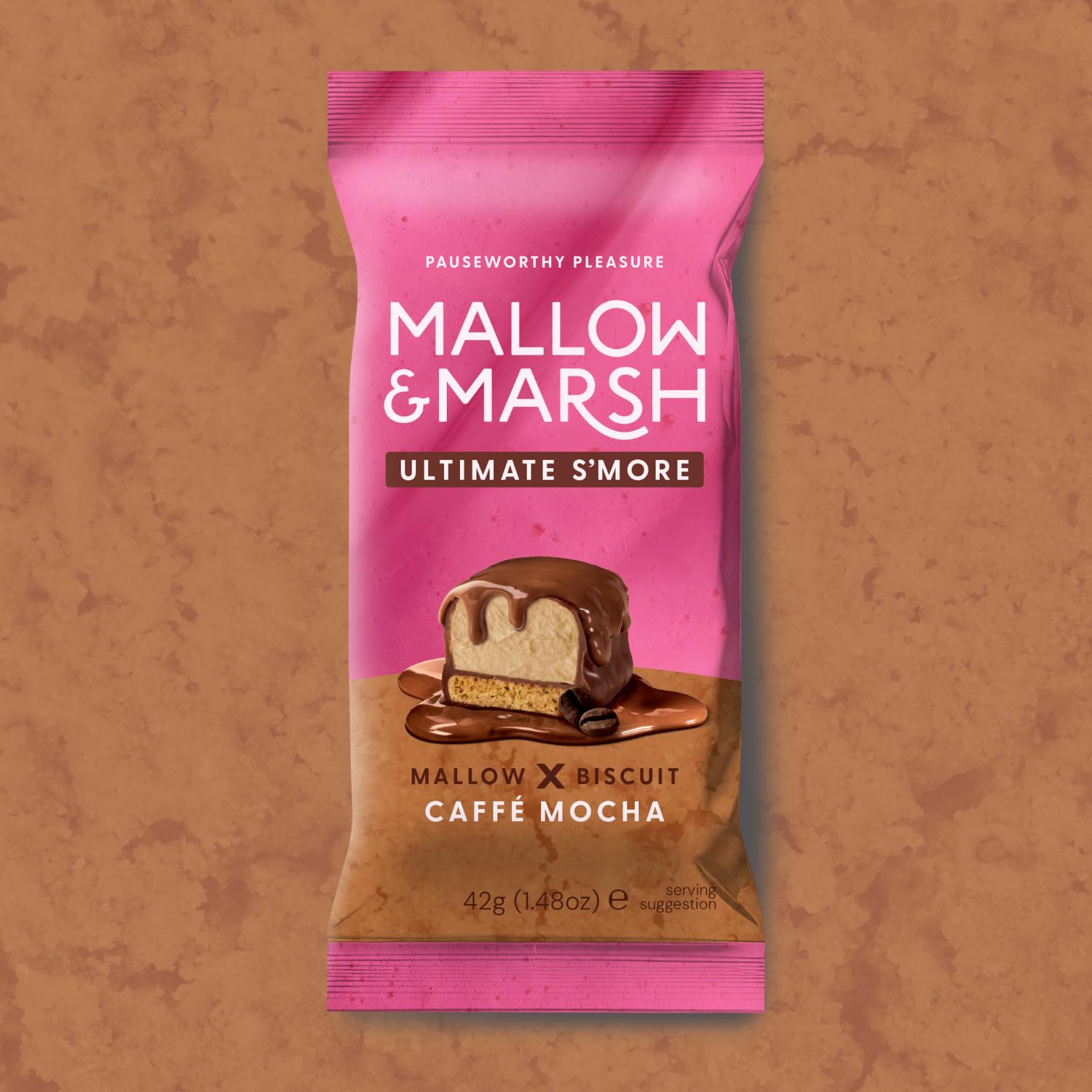 Mallow & Marsh Ultimate S’more Bar - Caffé Mocha, Milk Chocolate Covered 7