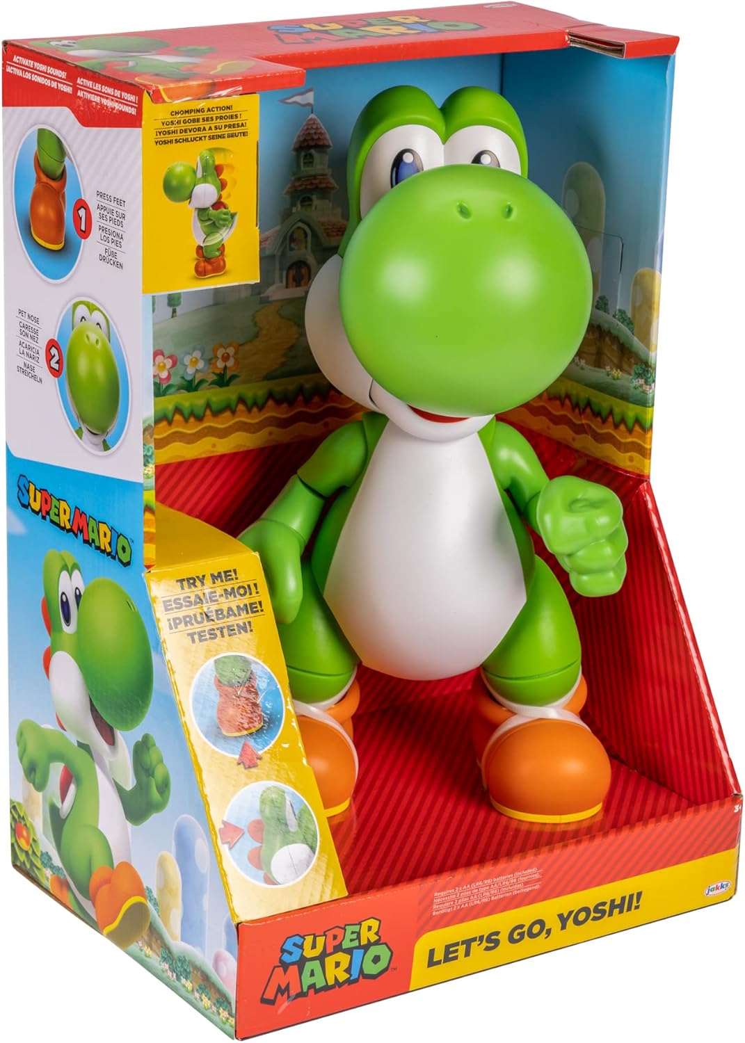 Super Mario Let's Go, Yoshi Action Figure - Nintendo Switch Edition (2023)