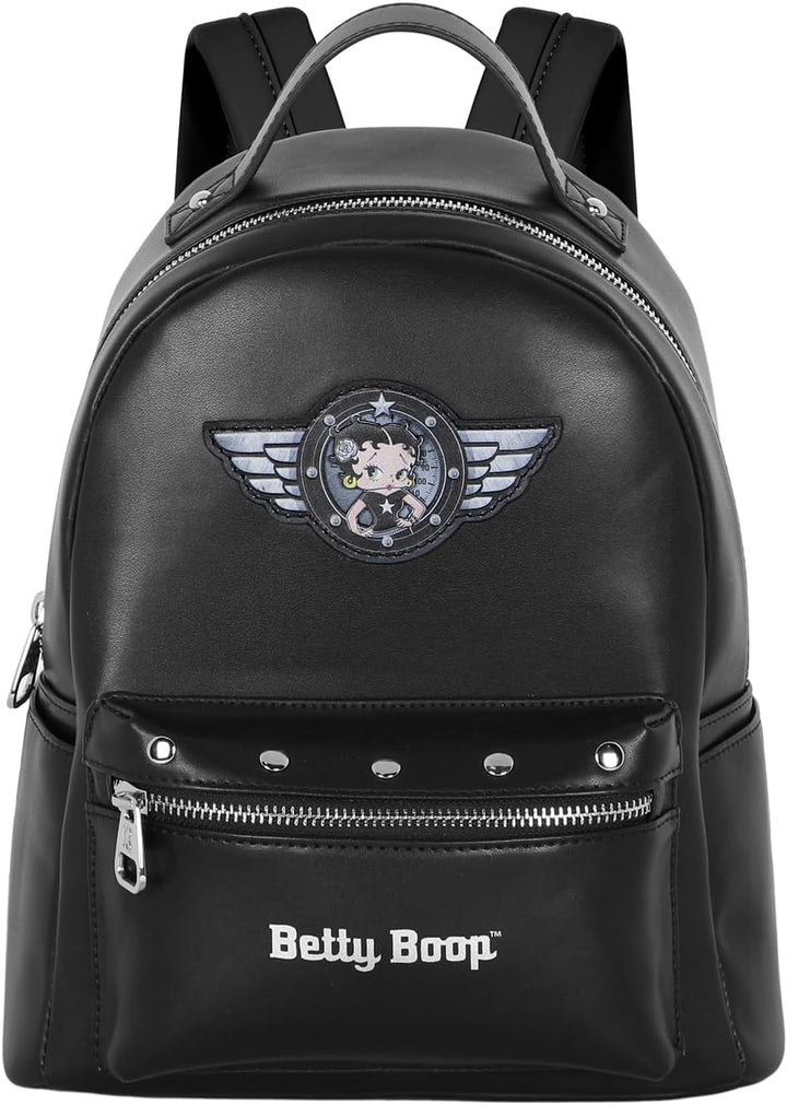 Betty Boop Motor Love-Heady Backpack, Black (07332)