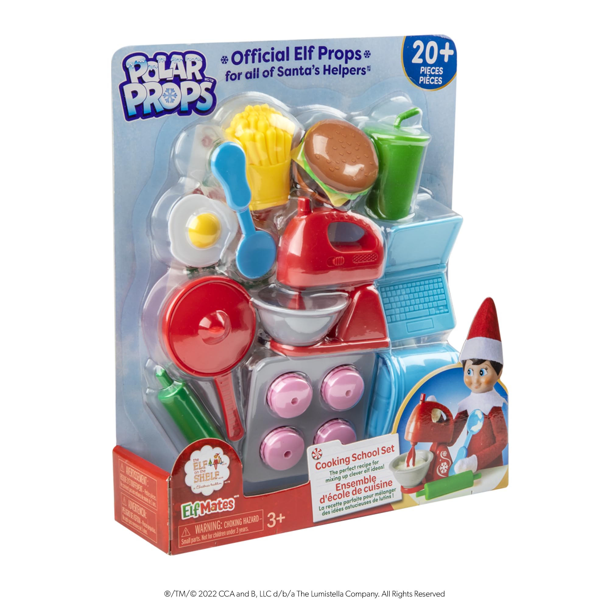 The Elf on the Shelf Polar Props: Cooking School Set - 20+ Piece Playset for Imaginative Holiday Fun