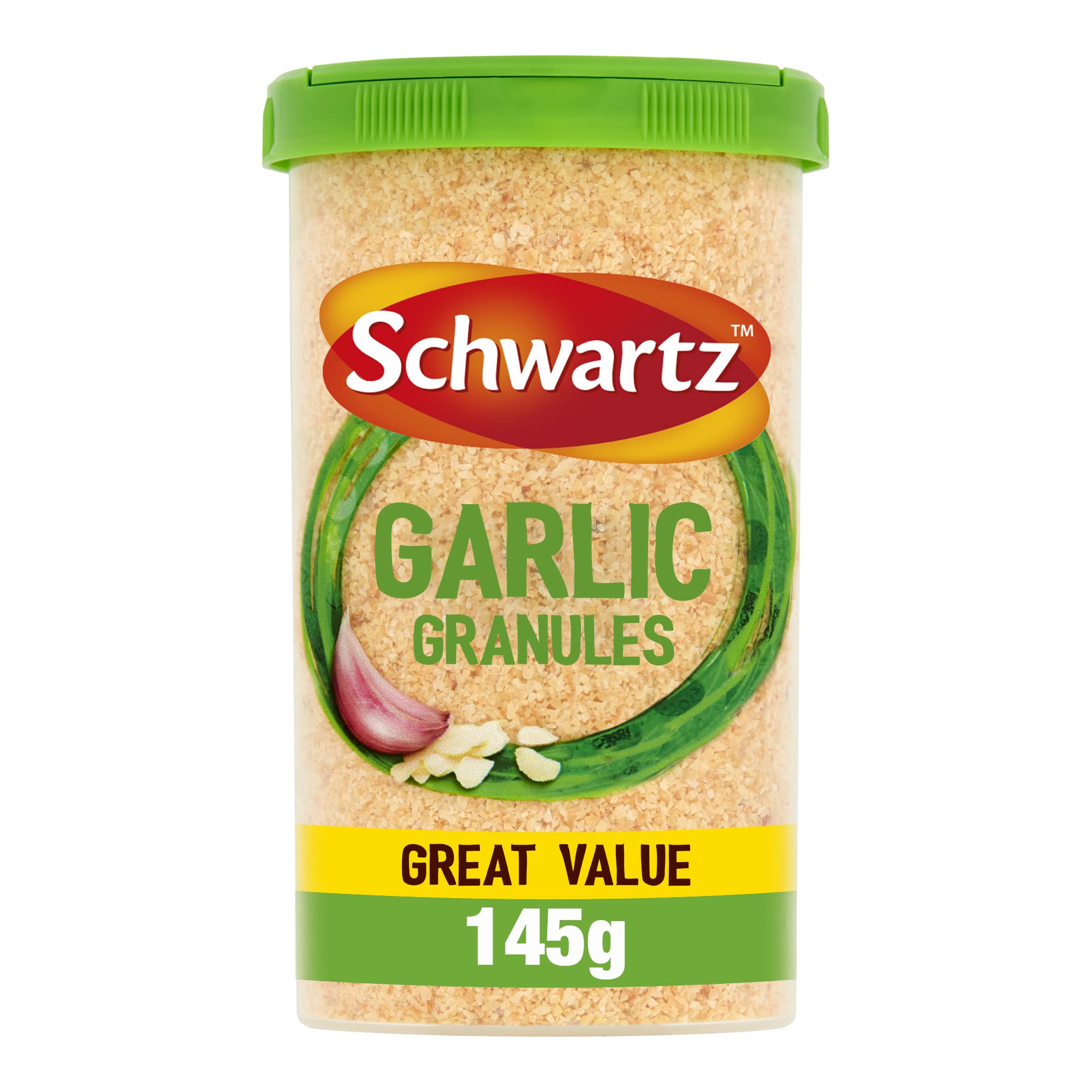 Schwartz Garlic Granules Drum - Rich Taste & Versatile Seasoning | 145g 1