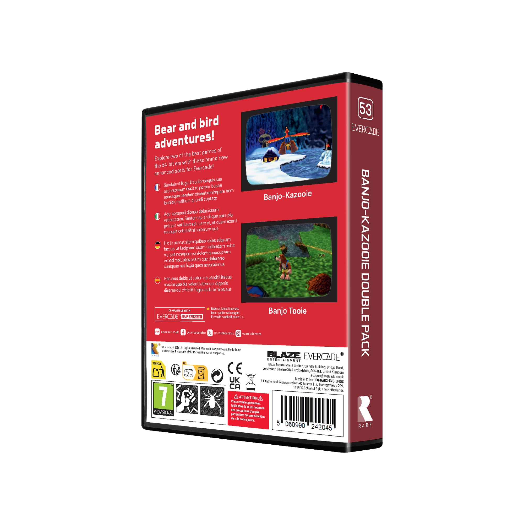 Banjo-Kazooie Double Pack [Evercade] 3