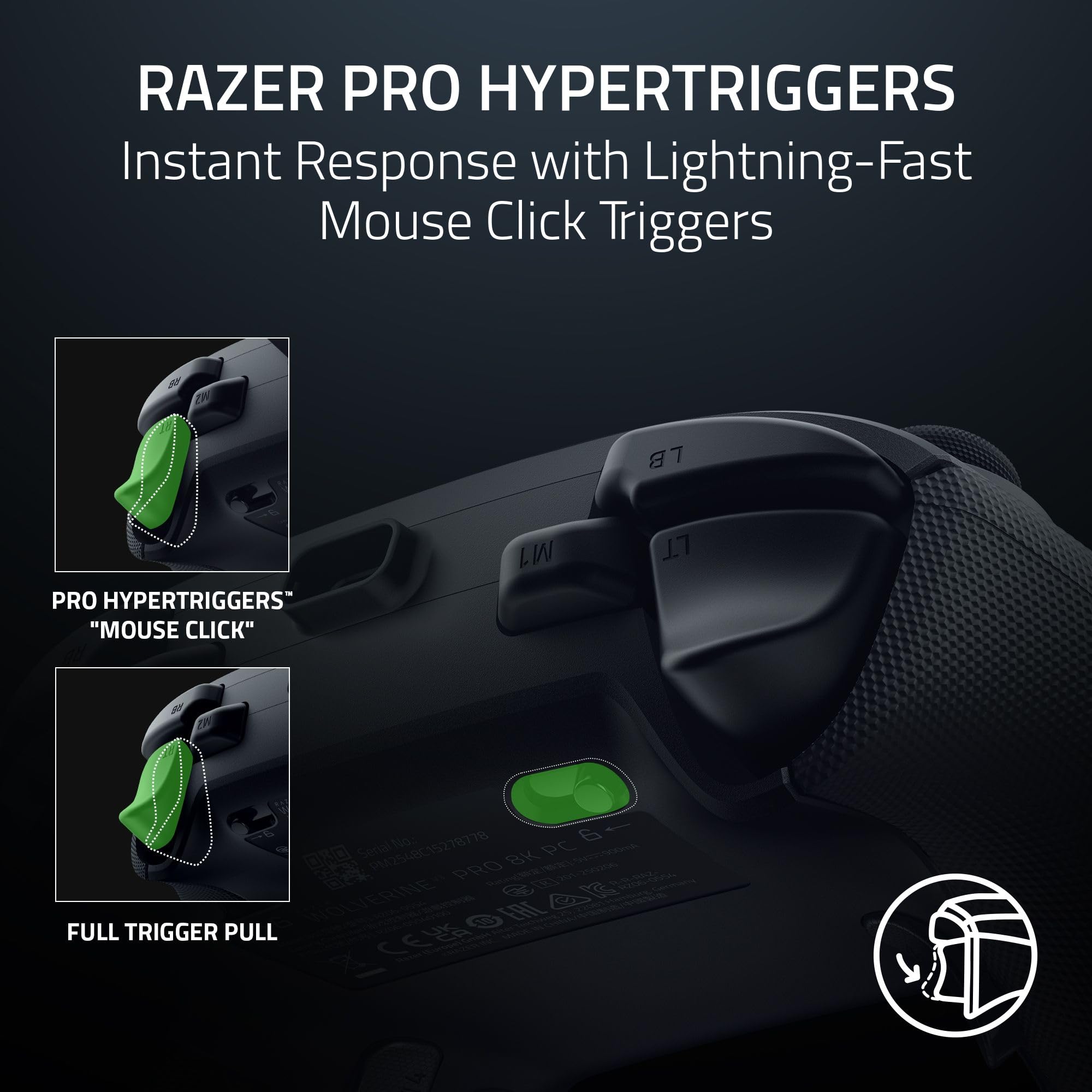 Razer Wolverine V3 Pro 8K PC - Wireless Esports Controller for PC 15