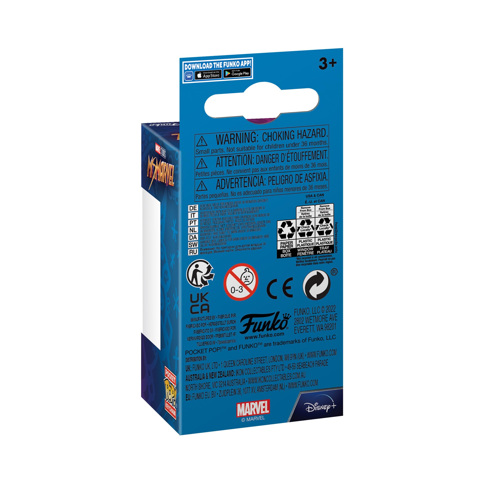 Funko Pop! Keychain - Ms. Marvel Vinyl Figure (59494) 4