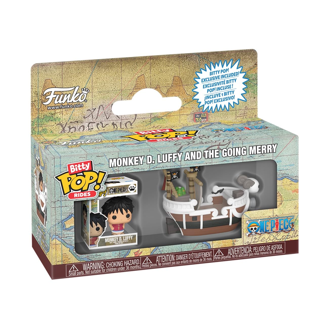 Funko Bitty POP! Ride: One Piece - Going Merry with Luffy Collectable Vinyl Figure