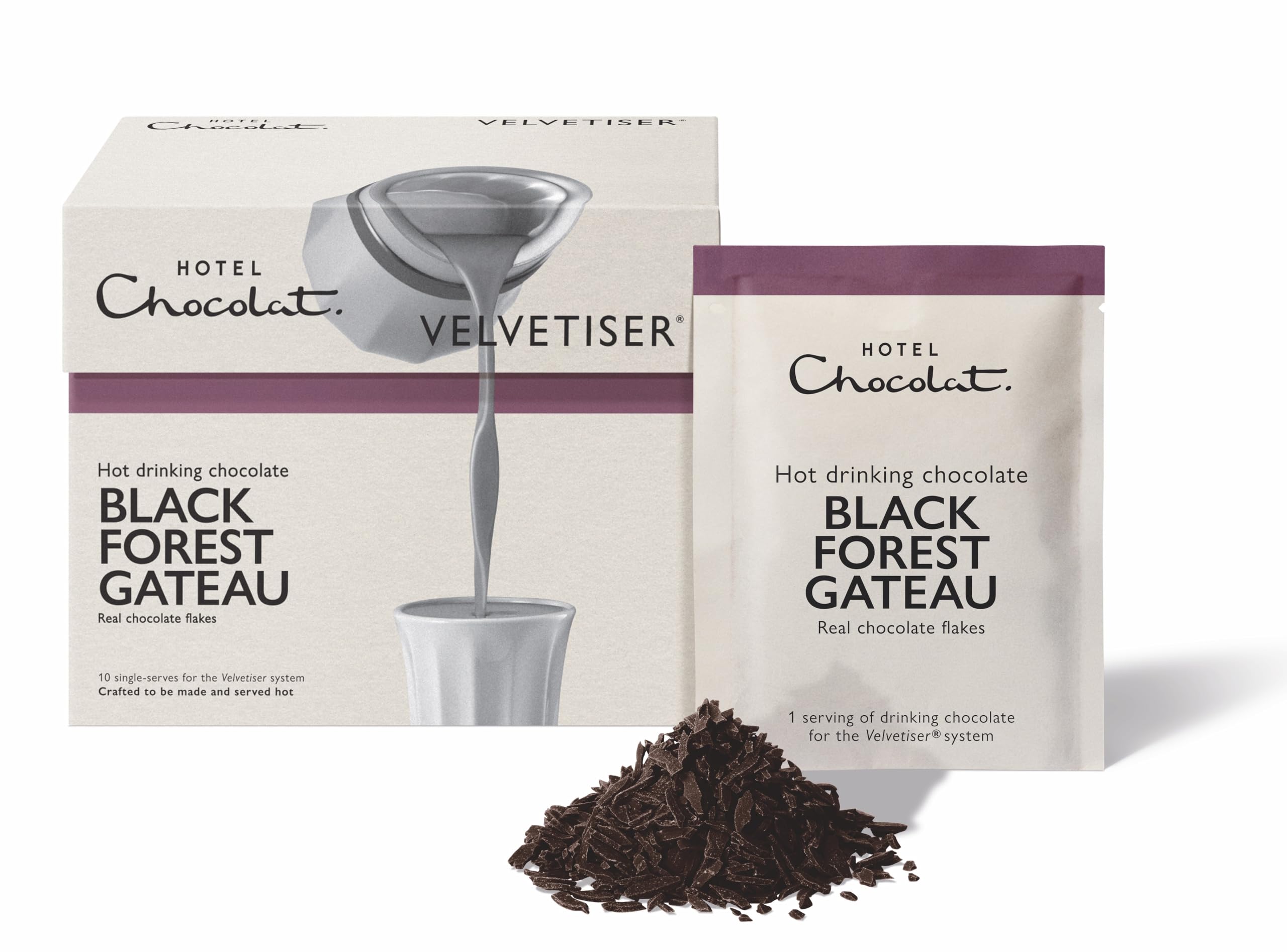 Hotel Chocolat - Black Forest Gateau Hot Chocolate Sachet 5