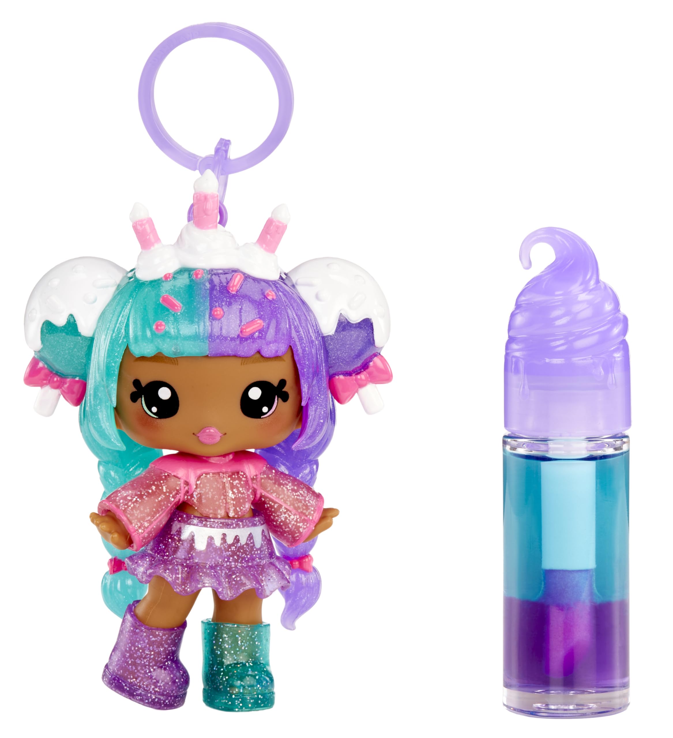 Yummiland Carly Cakepop Doll - Mystery Color Change Lip Gloss Playset for Ages 4+ 4
