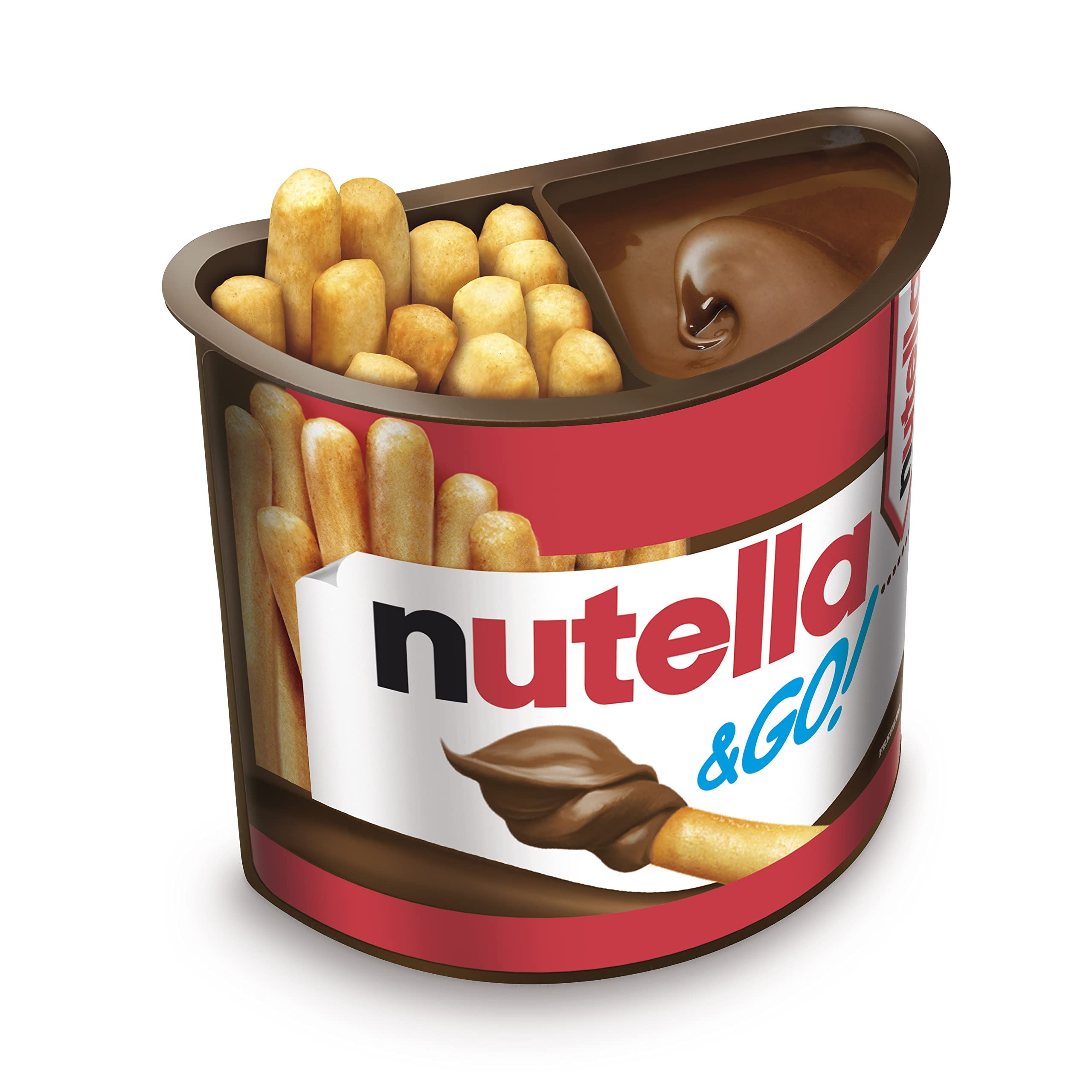 Nutella Chocolate Hazelnut Spread with Breadsticks Snack Pack - 96g 3