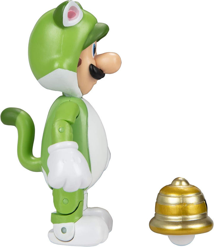 Super Mario - Nintendo Switch Cat Luigi Collectible Action Figure (2023)