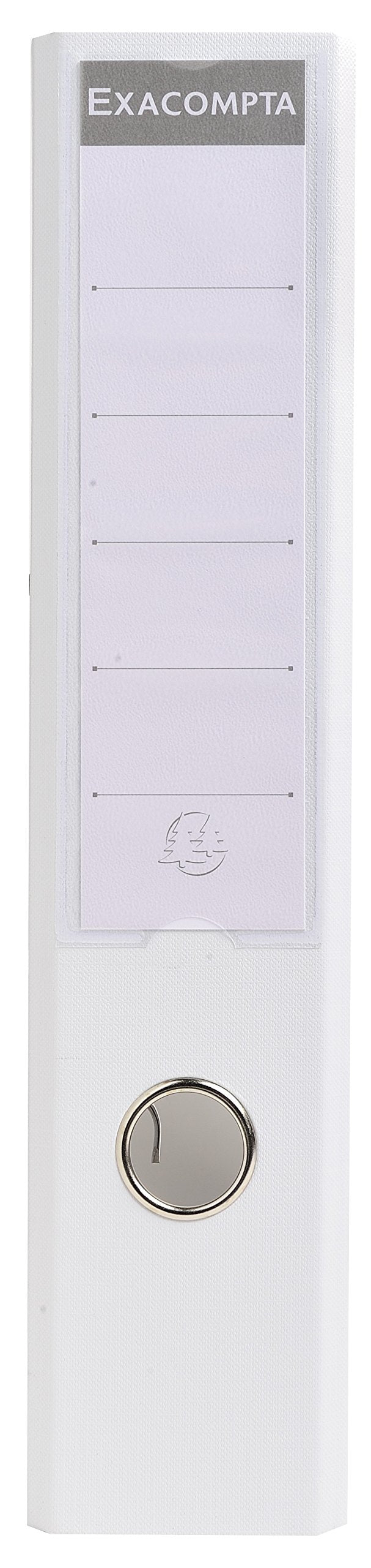 Exacompta PP Lever Arch File 918402B - 80mm Spine | A4 Size | White