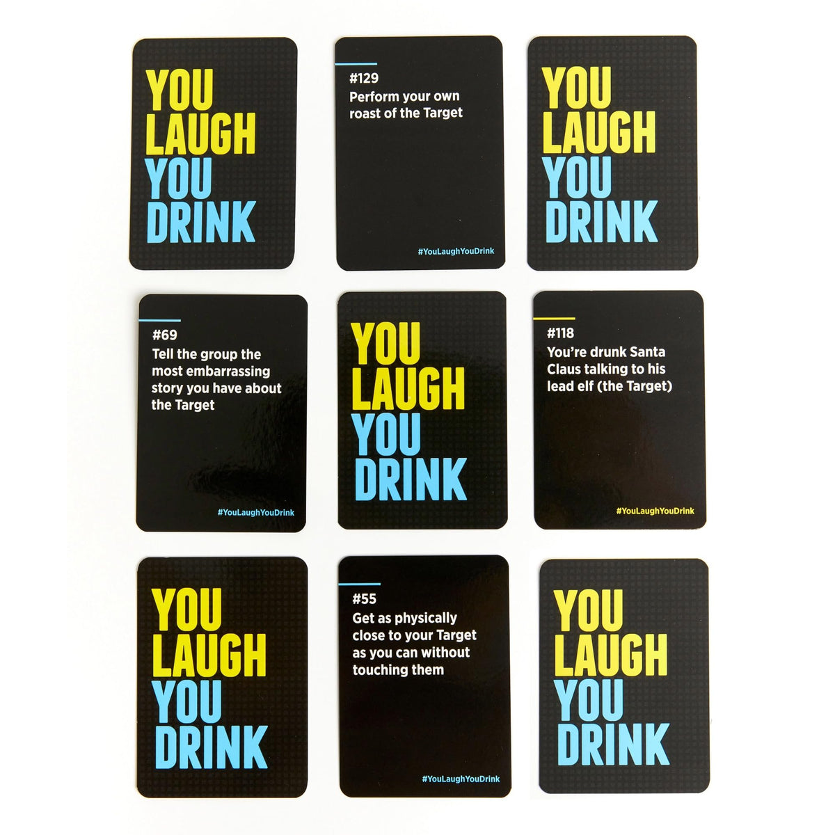DSS Games You Laugh You Drink Drinking Game - 150 Cards, 3+ Players