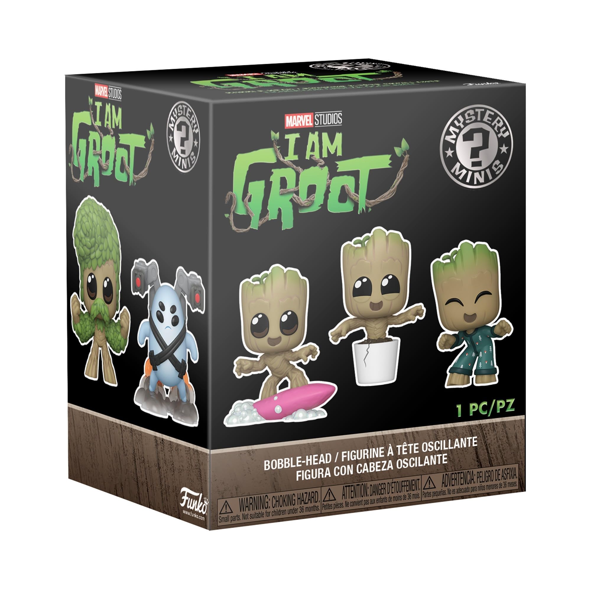Funko Mystery Mini - Marvel Guardians of the Galaxy - Groot Shorts Vinyl Figure (70656) 1