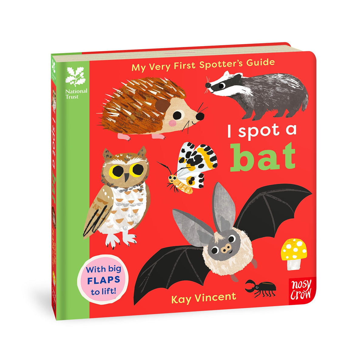 Nosy Crow National Trust: My Very First Spotter's Guide: I Spot A Bat Board Book | Ages 2-5