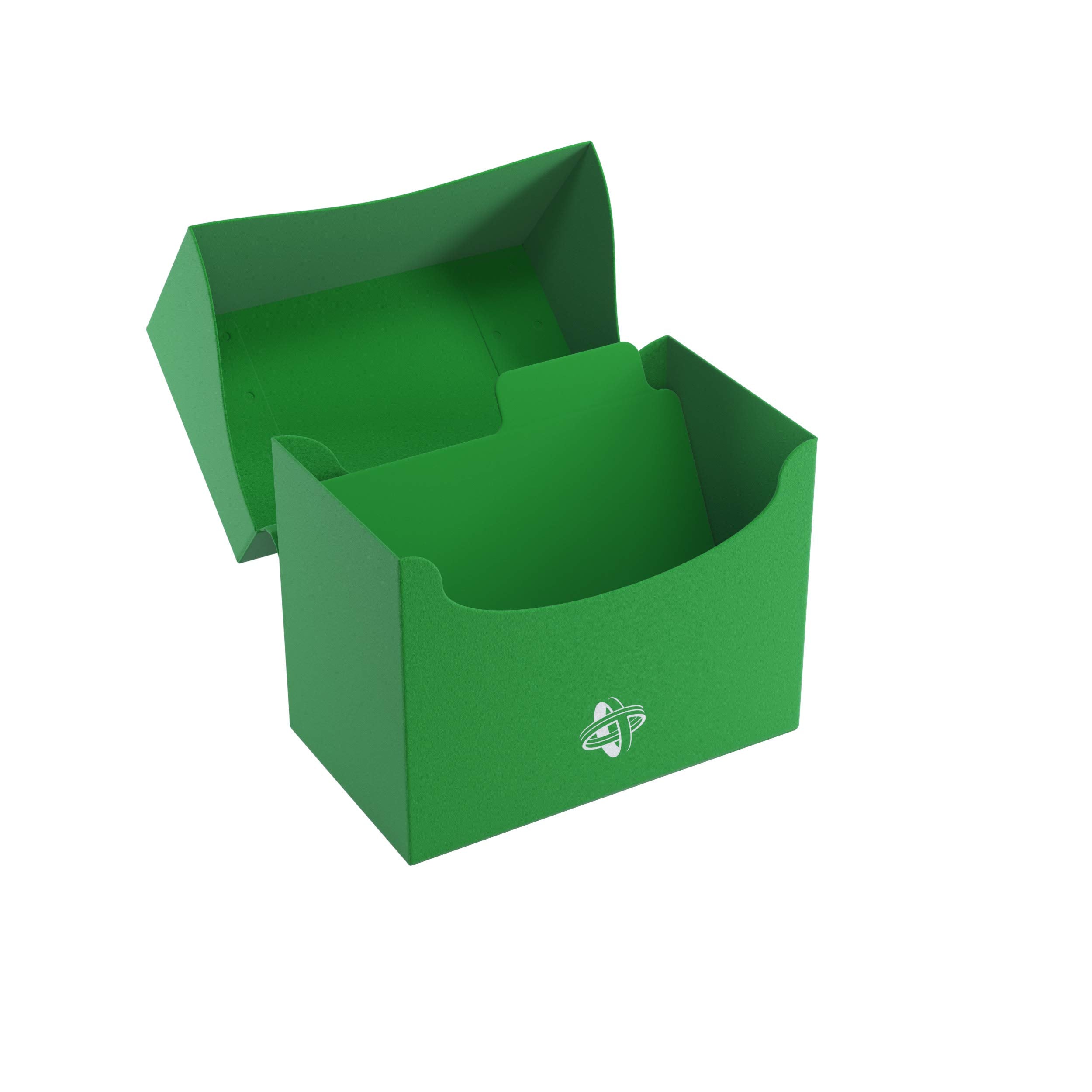 Gamegenic 80-Card Side Holder - Sideloading Deck Box with Cobra Neck, Green 8