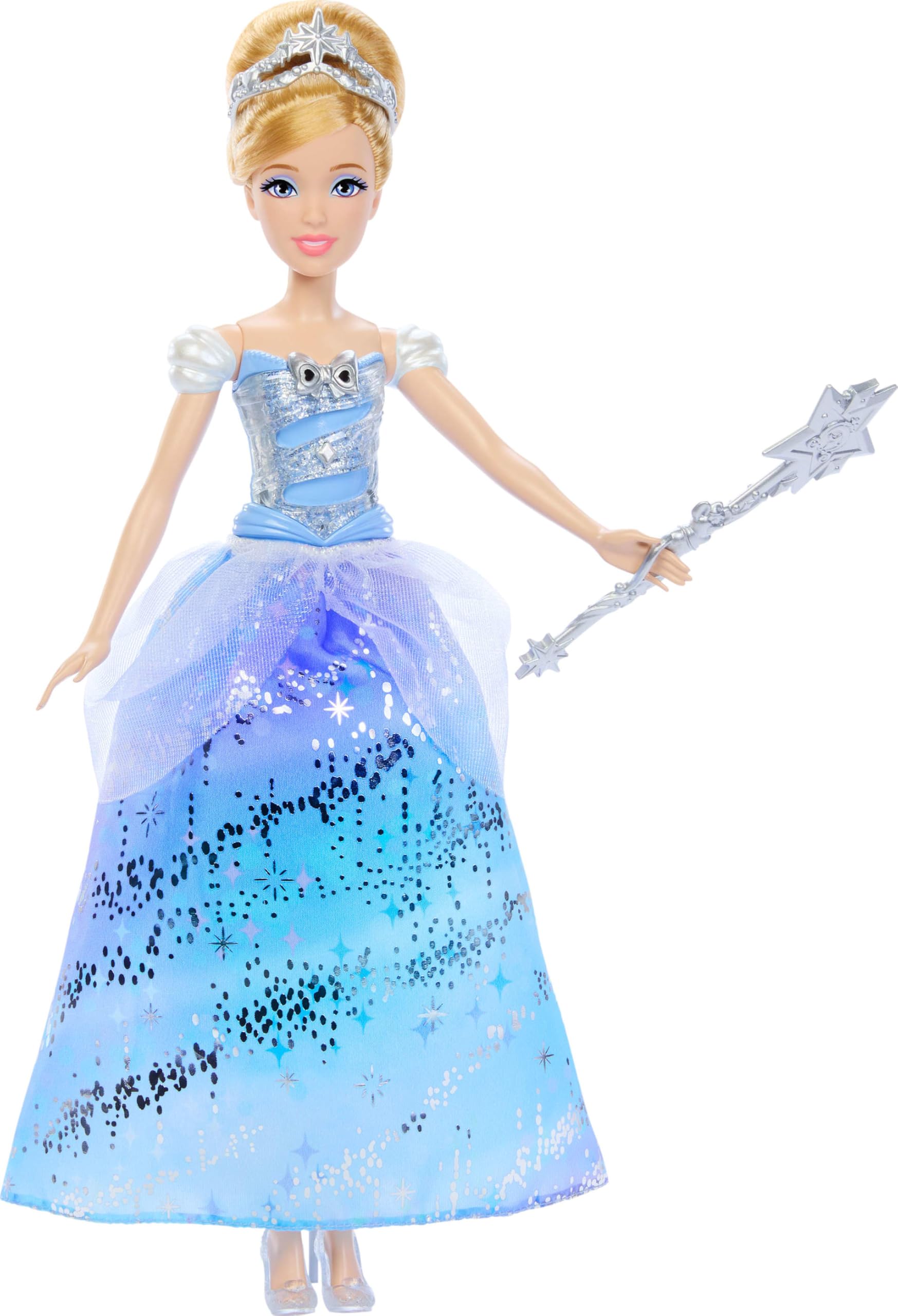 Mattel Disney Princess Cinderella Light-Up Dress Fashion Doll with Sounds | JBF94 1